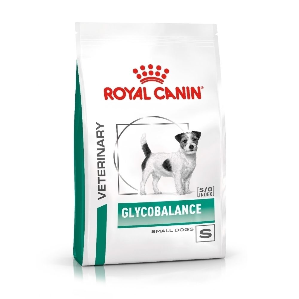 Sac de nourriture Royal Canin VET-D Glycobalance pour petits chiens.