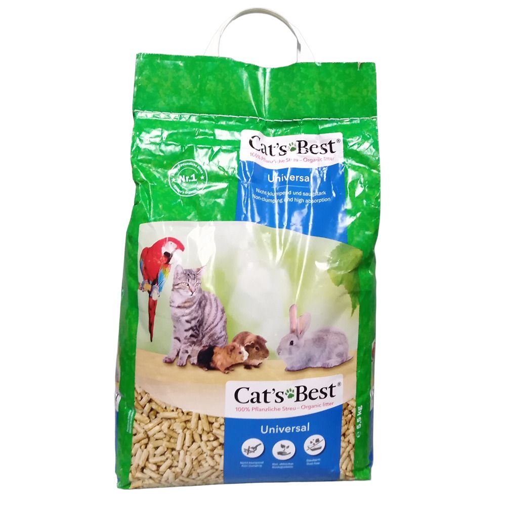 Litière agglomérante universelle Cat's Best 5 kg.