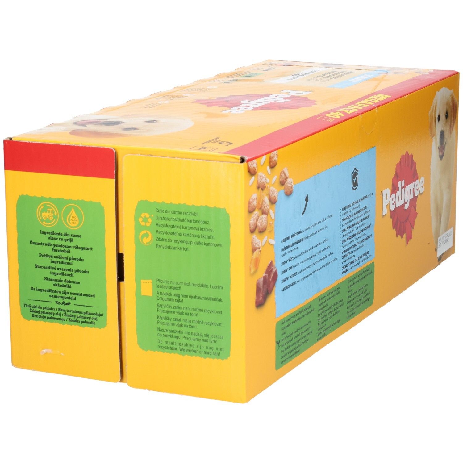 Pedigree Junior Megapack 40 nourriture pour chien.