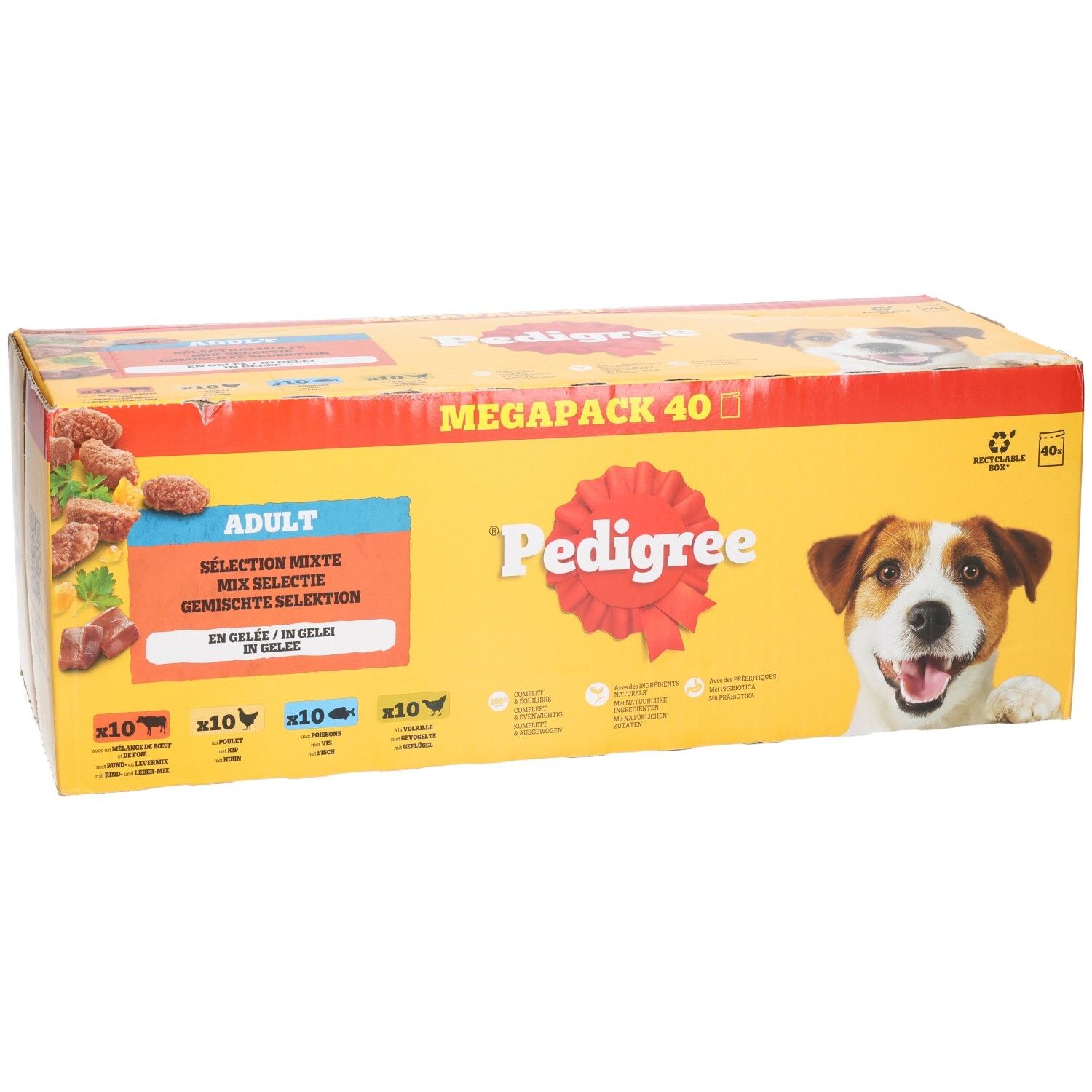 Boîte de friandises Pedigree Dentastix pour chiens, 18x 7 pièces, 4860g.