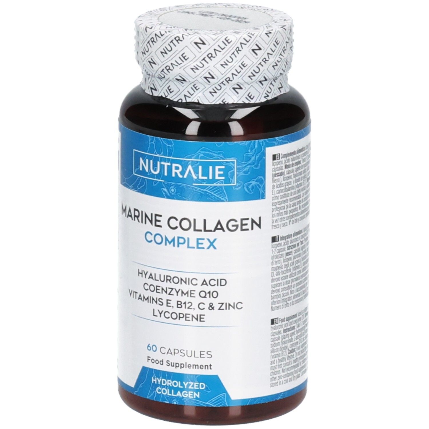 Nutralie Marine Collagen Complex Gélules, 60 pièces.