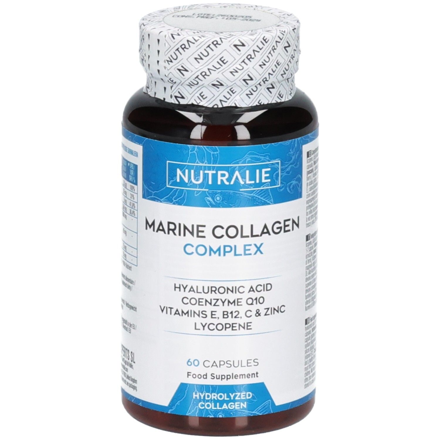 Nutralie Marine Collagen Complex Gélules, 60 pièces.