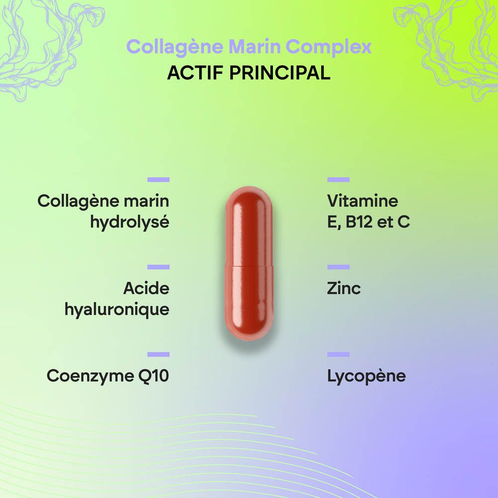 Nutralie Collagène Marin Complex Gélules, 60 pièces.