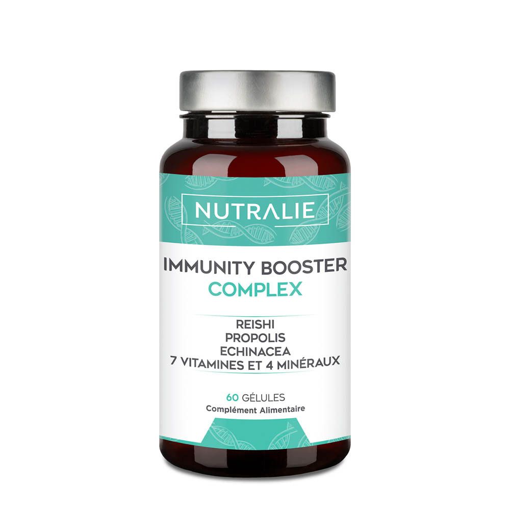 Bouteille Nutralie Immunity Booster Complex de 60 gélules.