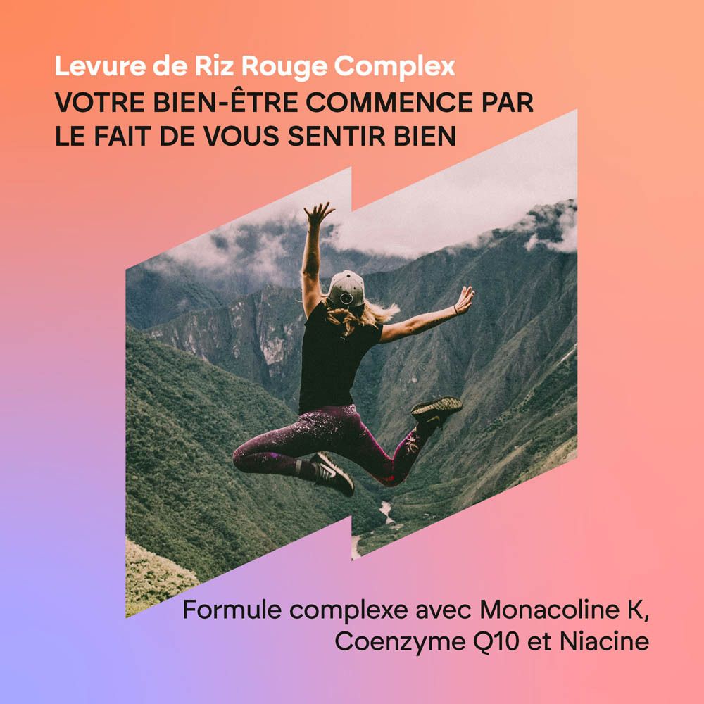 Nutralie Levure de Riz Rouge Complex: Votre bien-être commence par le fait de vous sentir bien. Formule complexe.