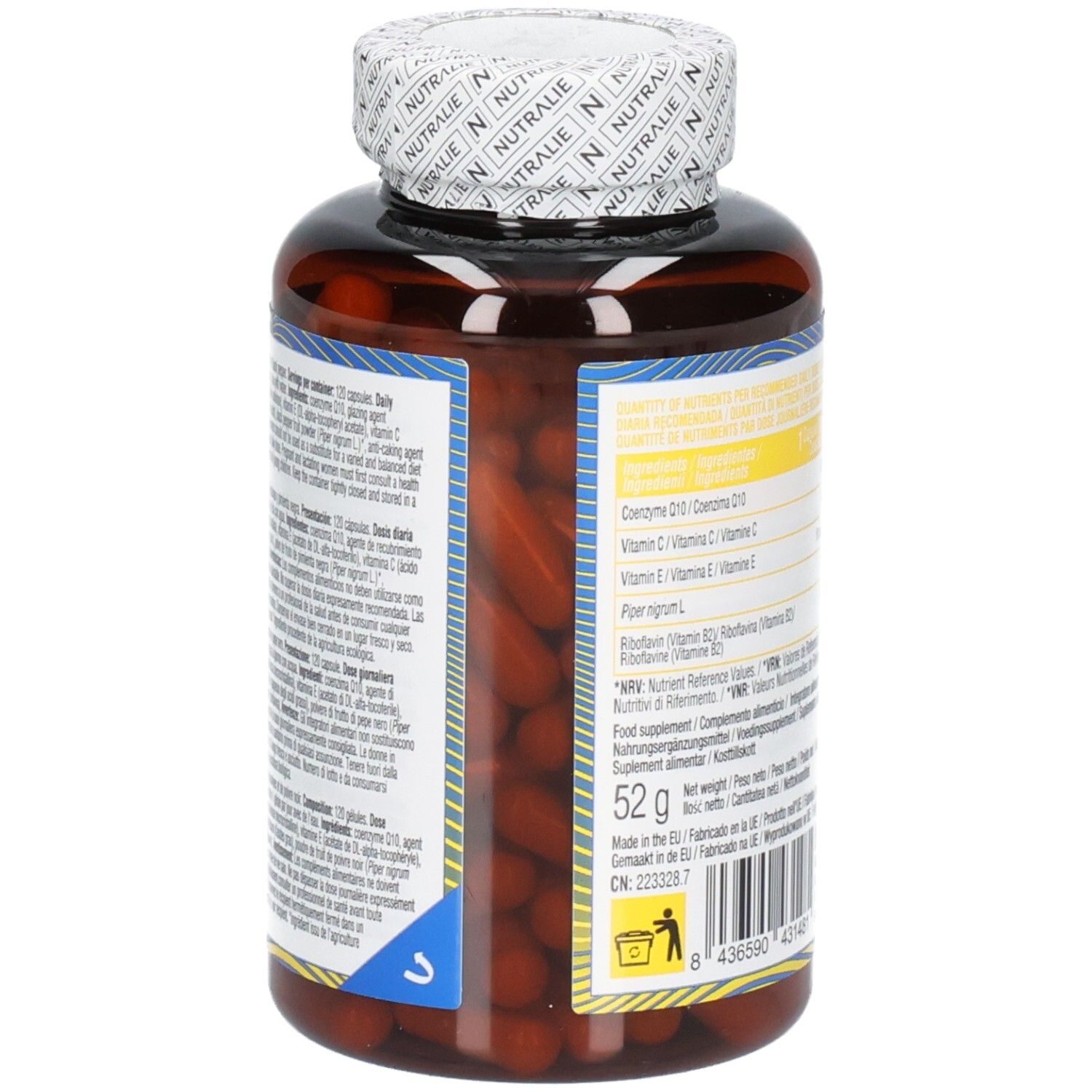 Côté Nutralie Q10 Complex 200mg, 120 gélules, ingrédients.