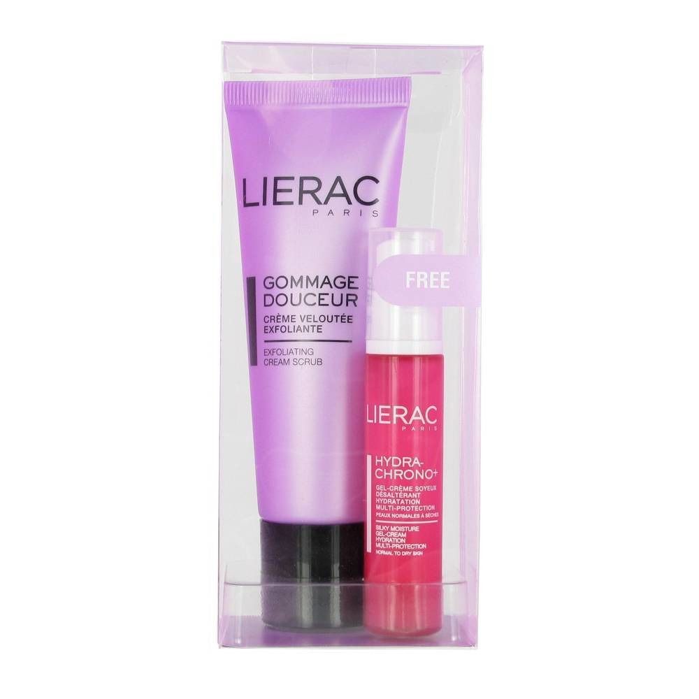 LIERAC Gommage douceur + Hydra-chrono+