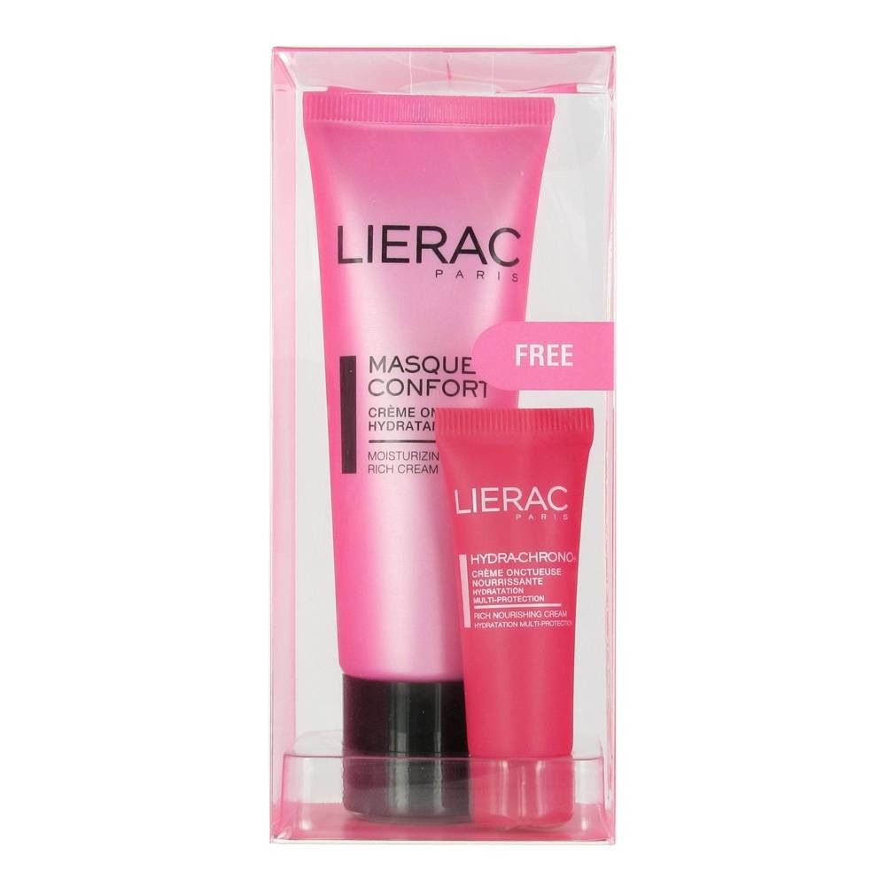 LIERAC Masque confort + Hydra-Chrono+