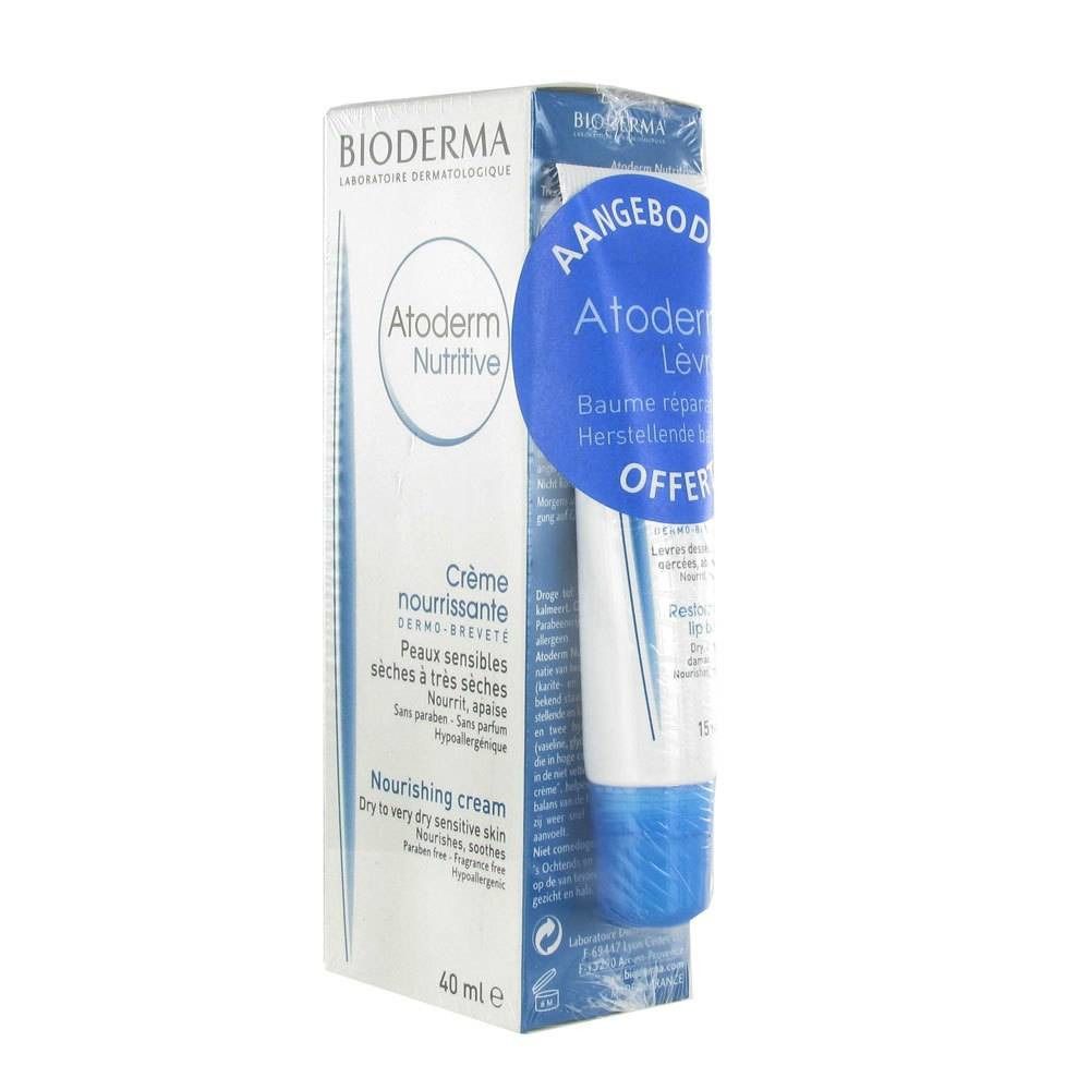 BIODERMA Atoderm Nutritive + Atoderm Lèvres