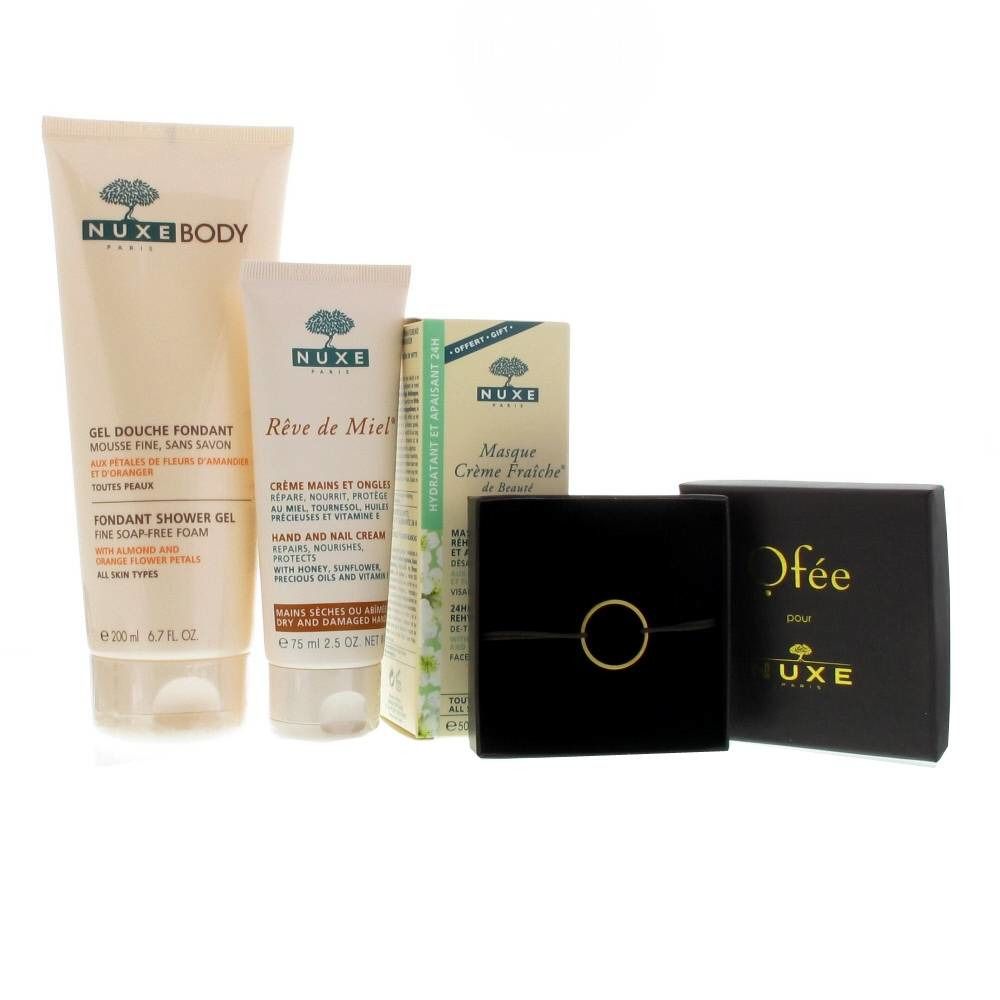 Nuxe Body Gel Douche Fondant + Rêve De Miel Crème Mains & Ongles