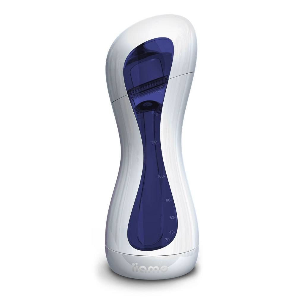iiamo Go Biberon auto-chauffant Blanc/Bleu