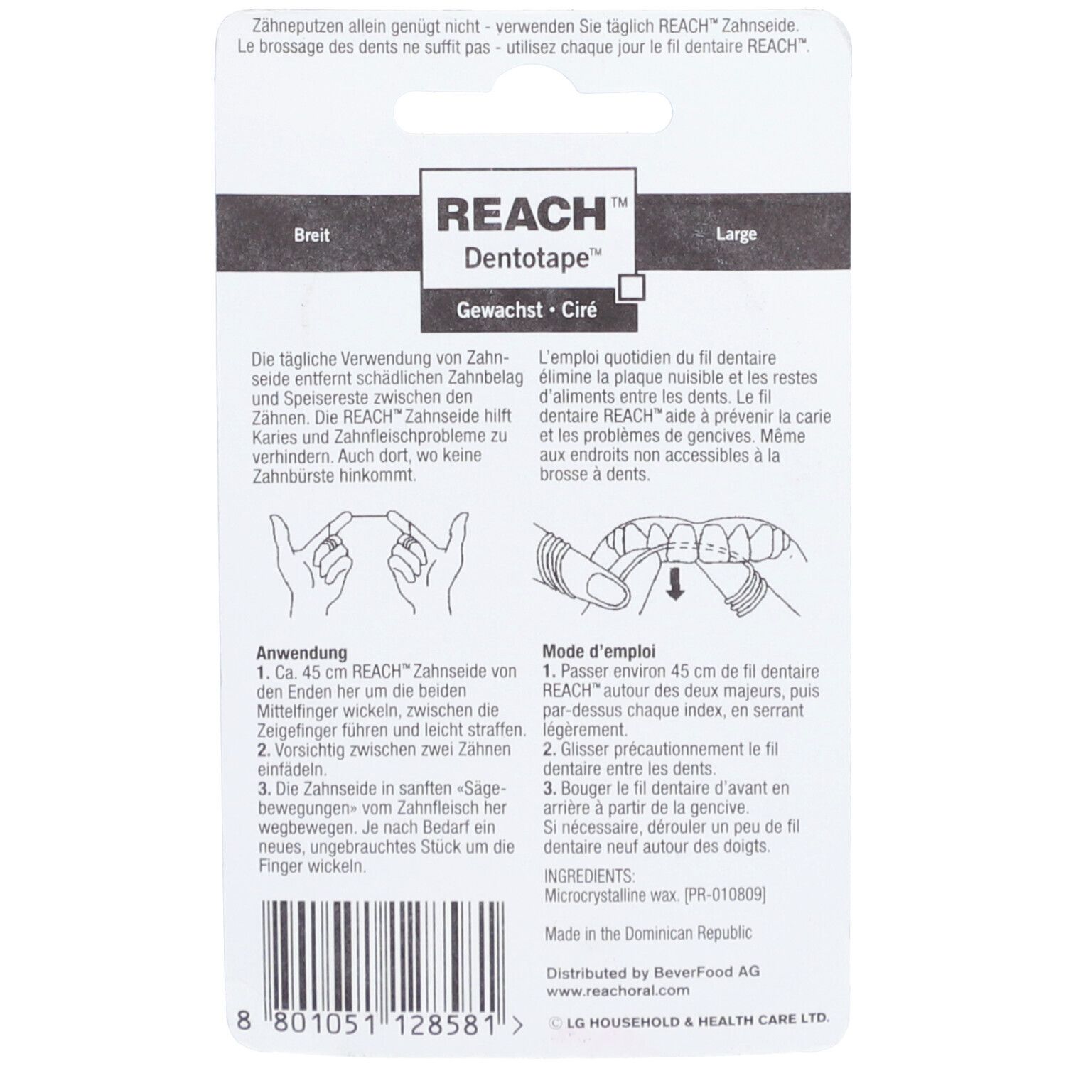 REACH™ Fil dentaire ciré 100 m
