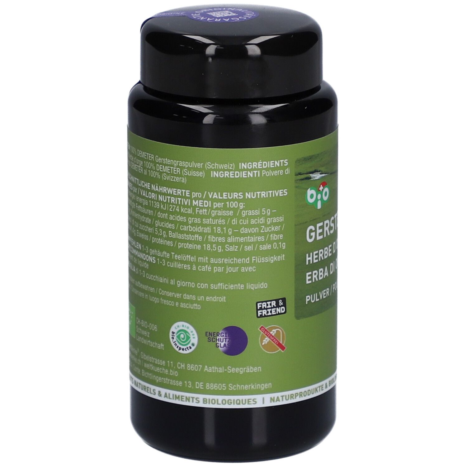 NATURKRAFTWERKE Herbe d'orge Poudre