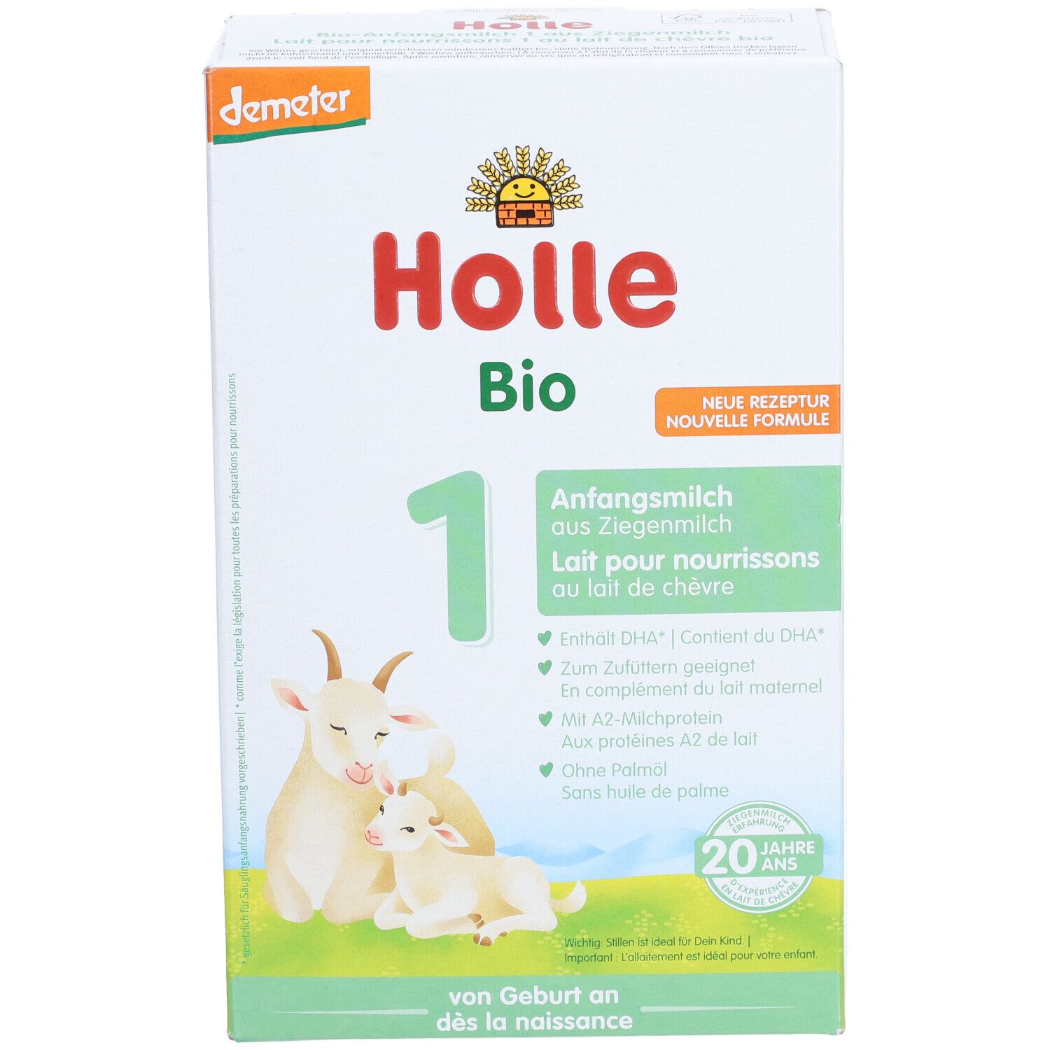 Holle Lait pour nourrissons 1 bio au lait de chèvre