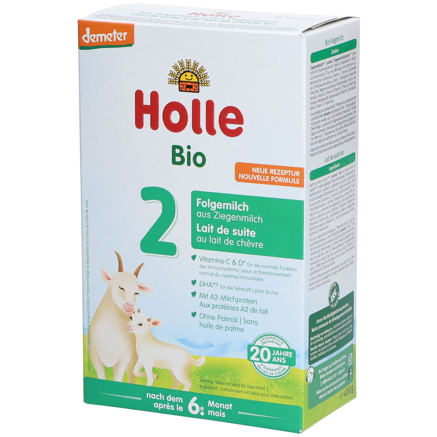 HOLLE Bio Lait de suite 2