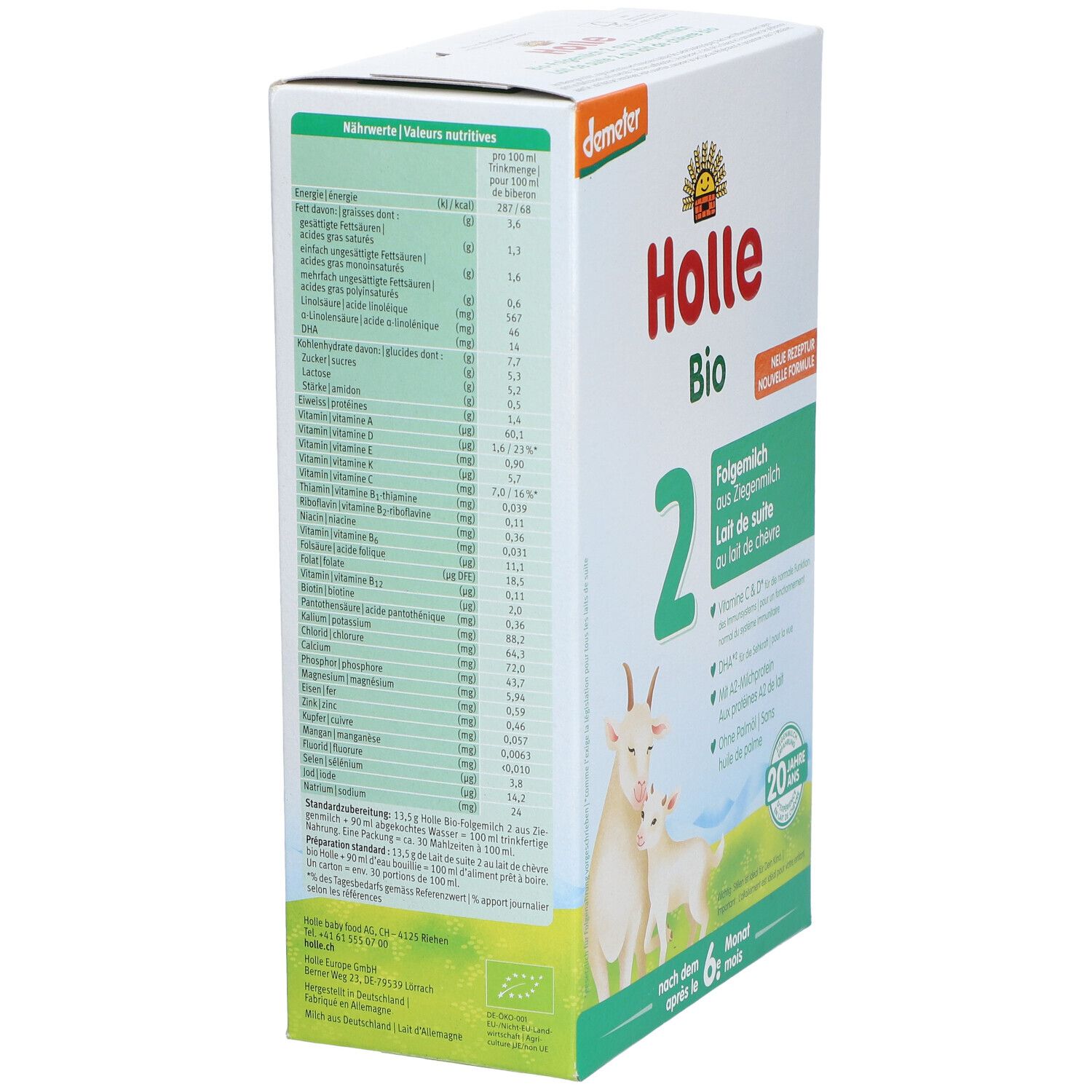 HOLLE Bio Lait de suite 2