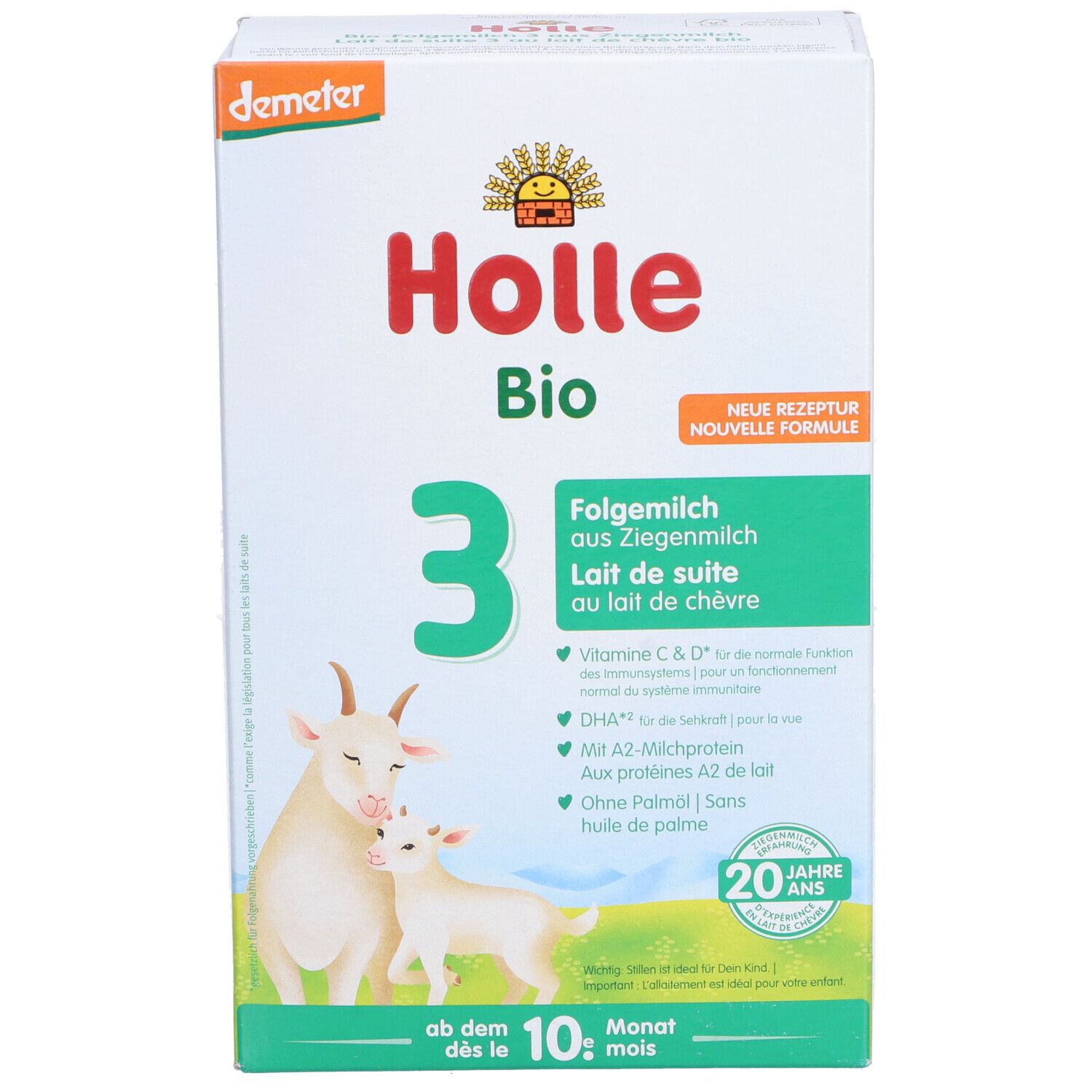 Holle Lait de suite 3 bio au lait de chèvre