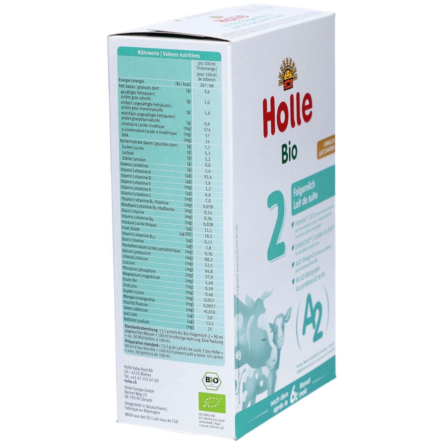 Holle Bio Lait de Suite 2
