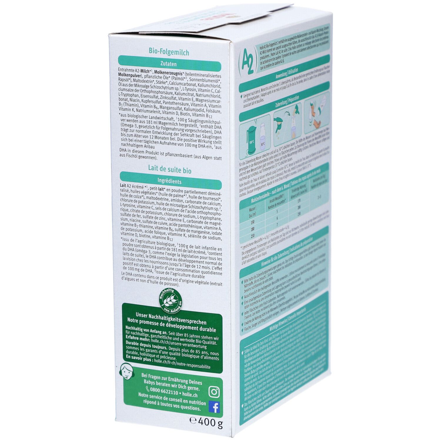 Holle Bio Lait de Suite 2