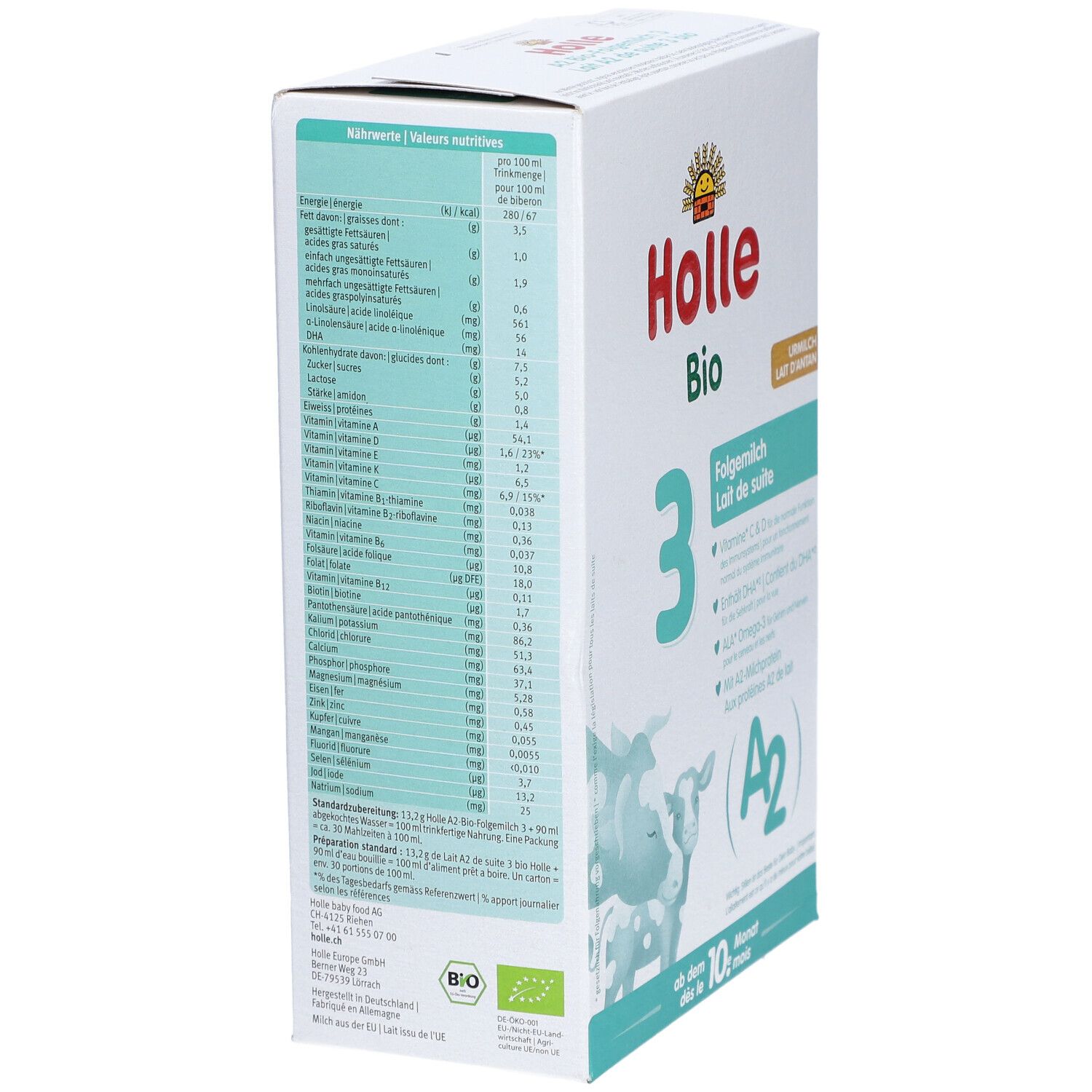 Holle Bio Lait de suite 3