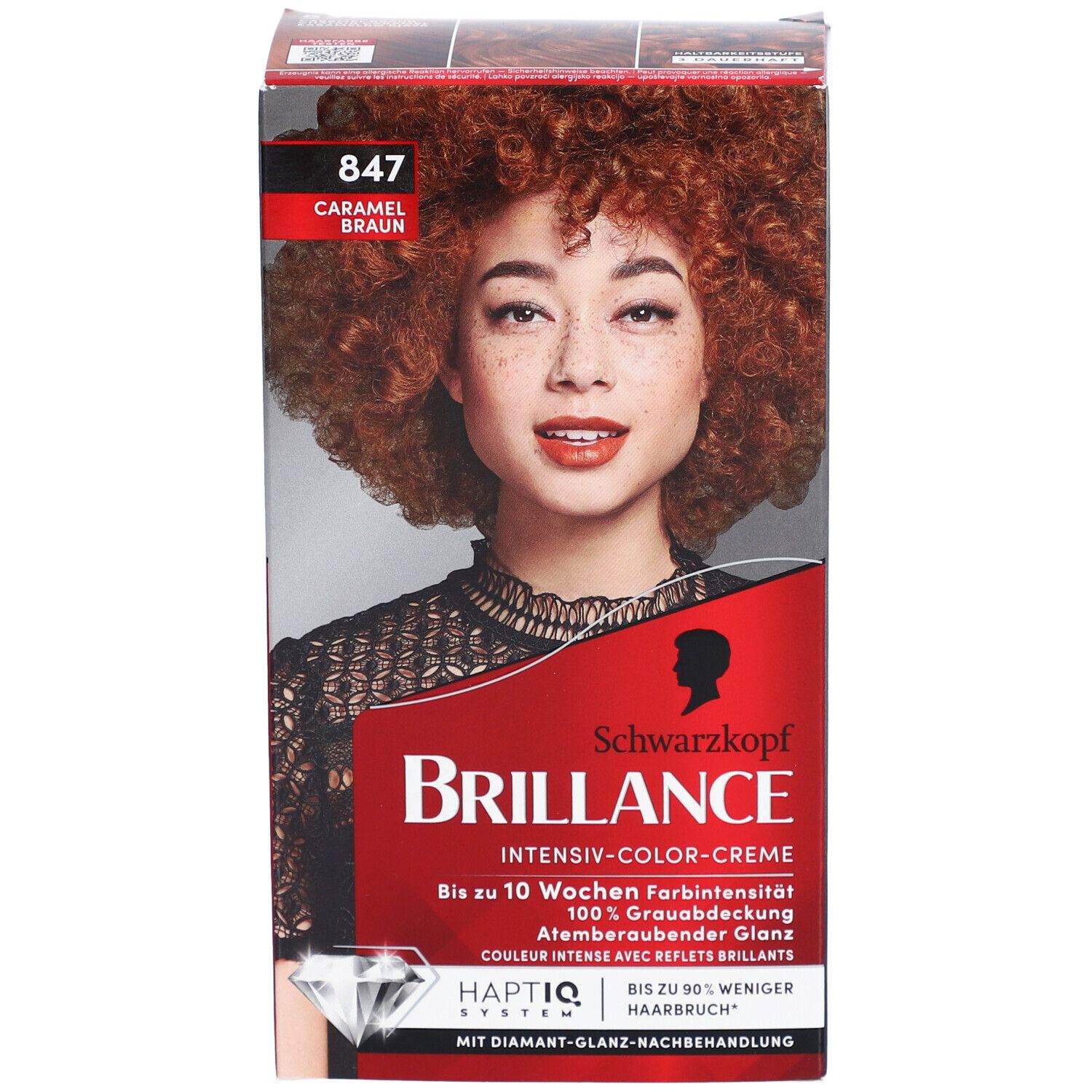 Schwarzkopf Brillance Coloration 847 caramel brun