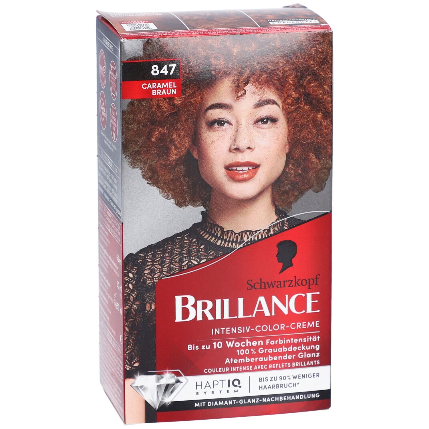 Schwarzkopf Brillance Coloration 847 caramel brun