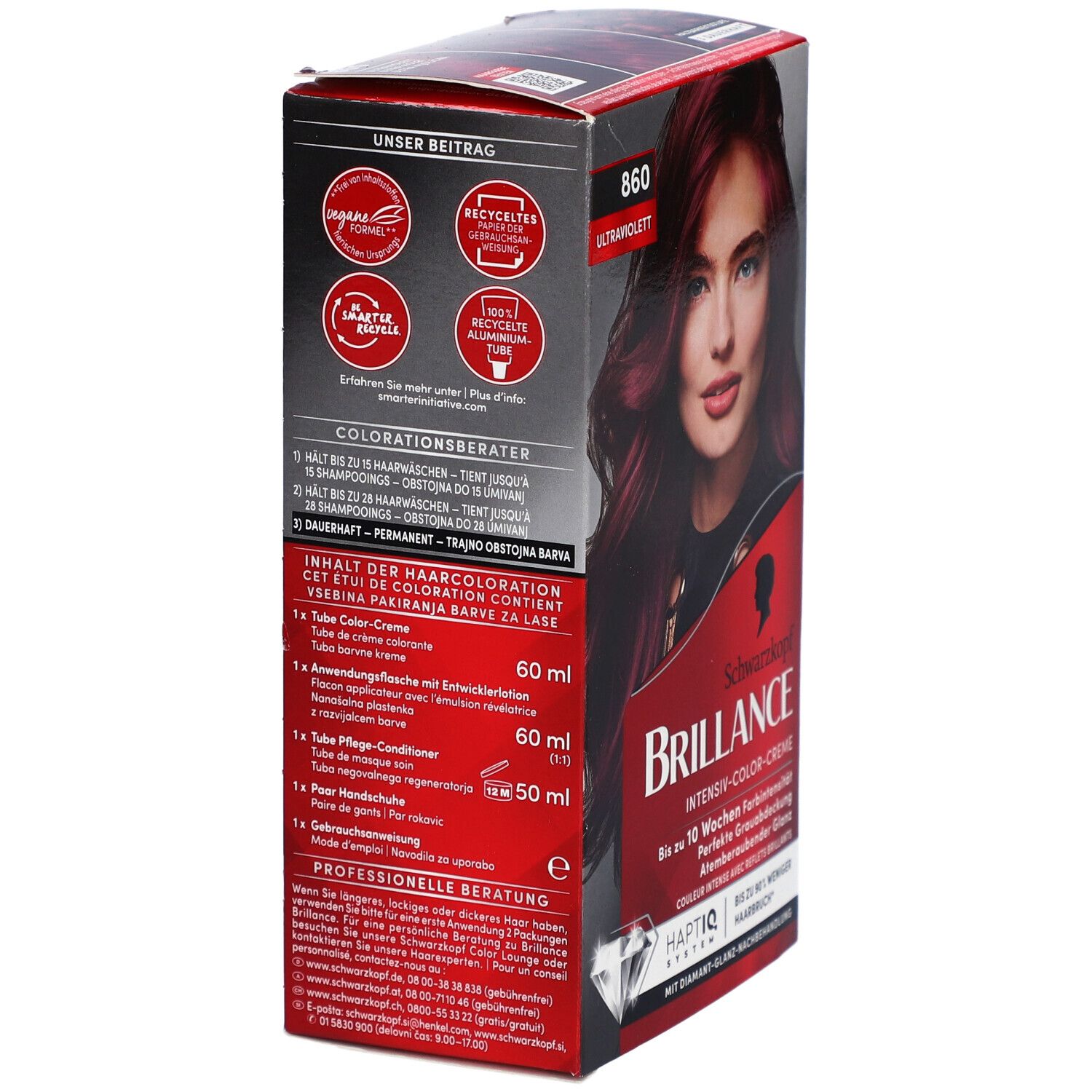 Schwarzkopf Brillance Coloration 860 violet intense