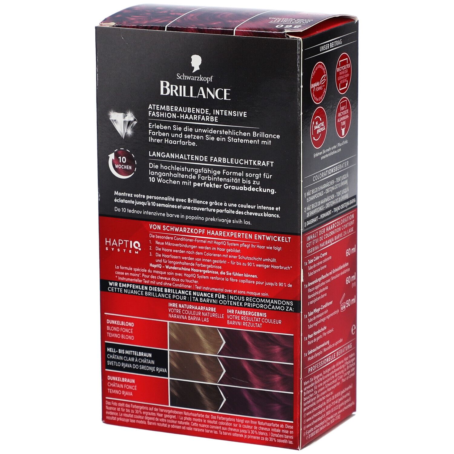Schwarzkopf Brillance Coloration 860 violet intense