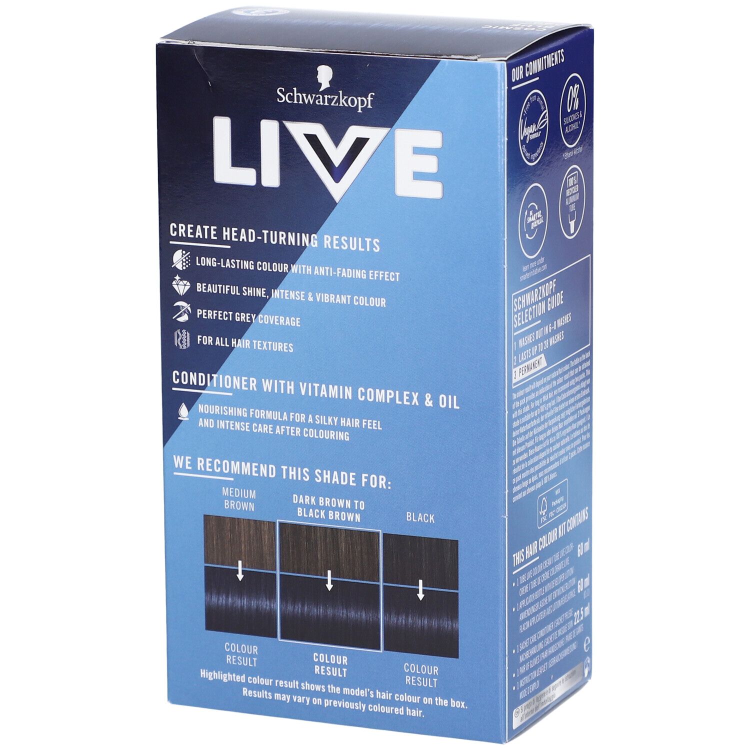 Schwarzkopf LIVE Coloration permanente 090 Cosmic Blue
