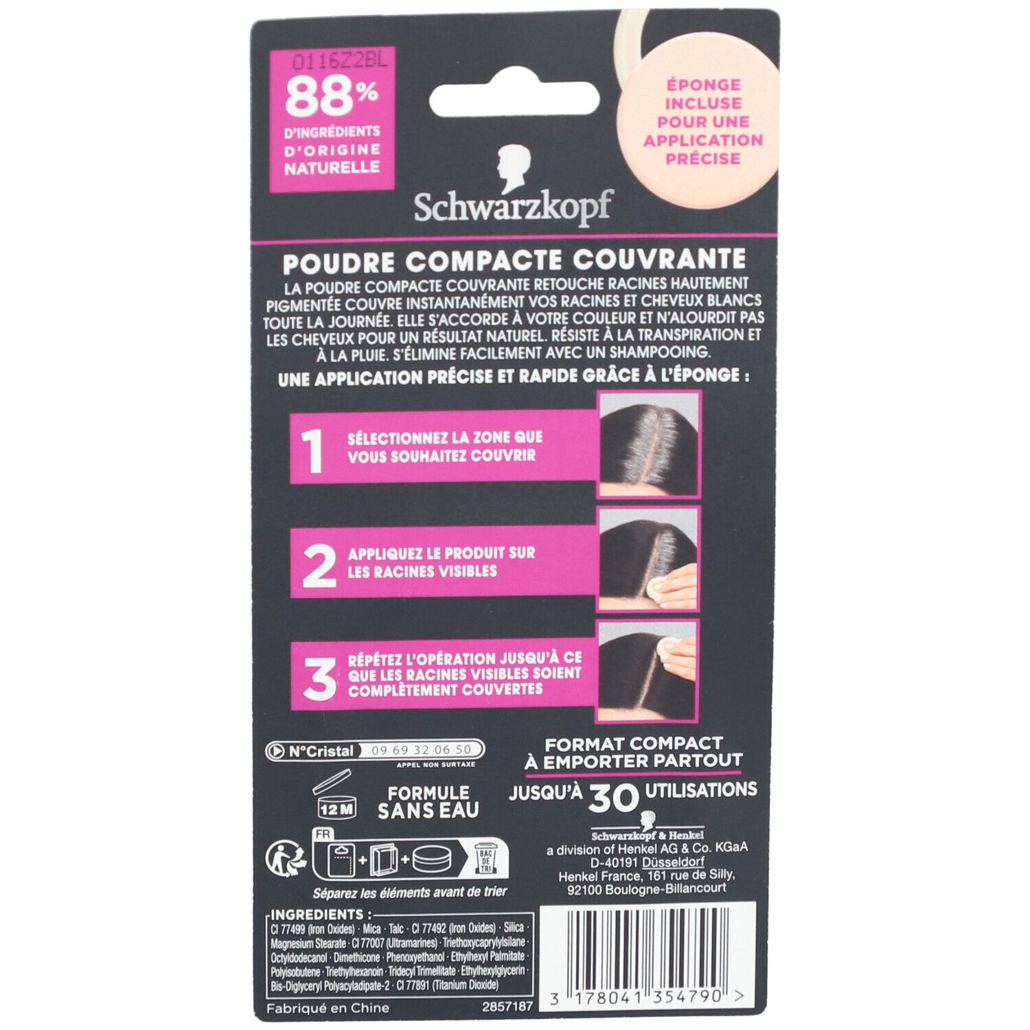 SCHWARZKOPF Retouche Racines Noir