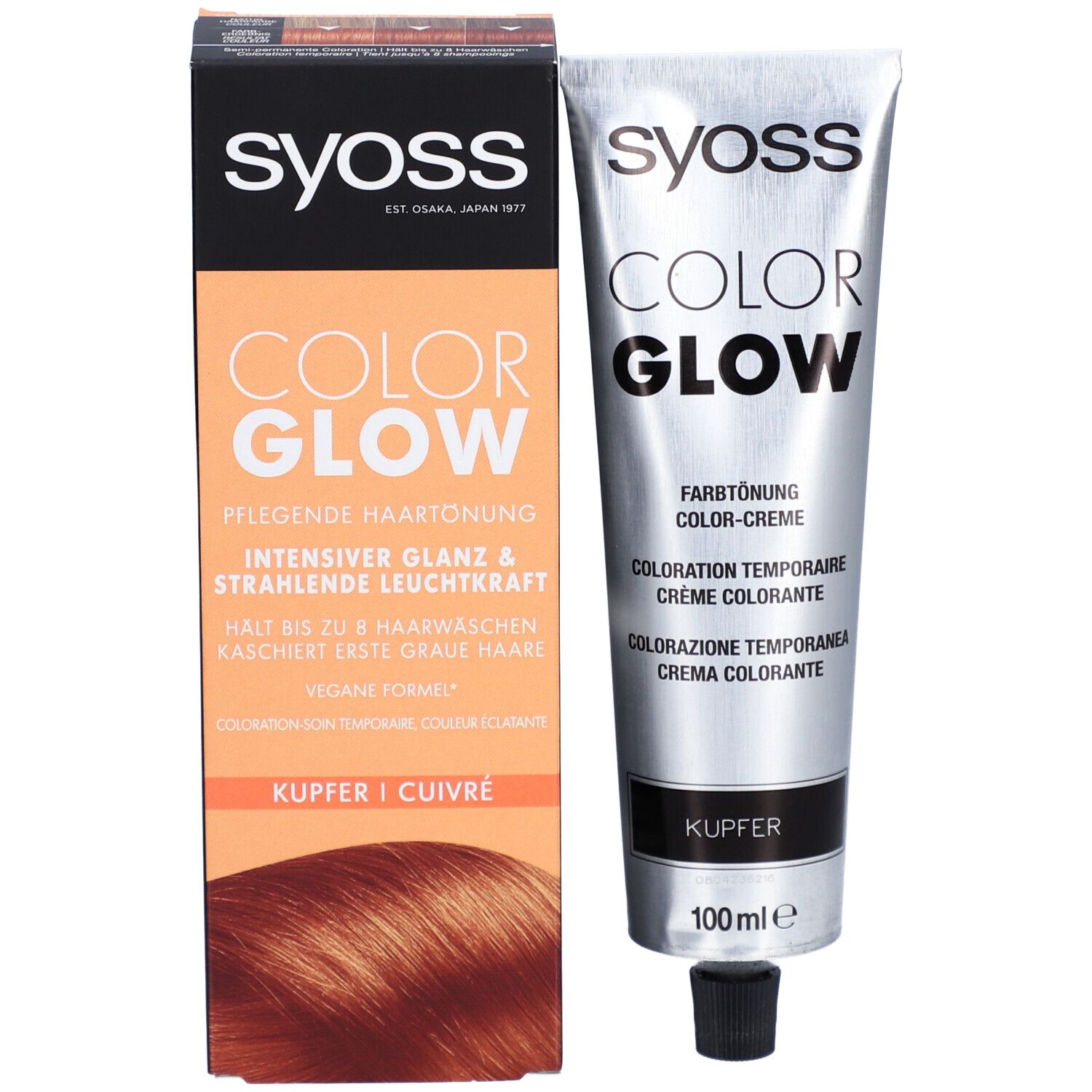 SYOSS ColorGLOW coloration soin ton sur ton cuivre éclat intense