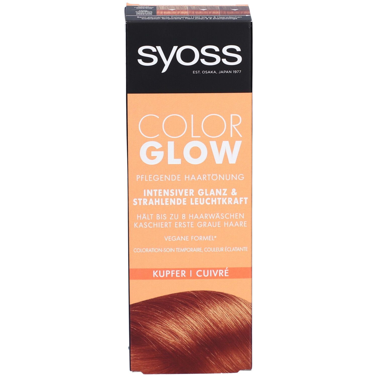 SYOSS ColorGLOW coloration soin ton sur ton cuivre éclat intense