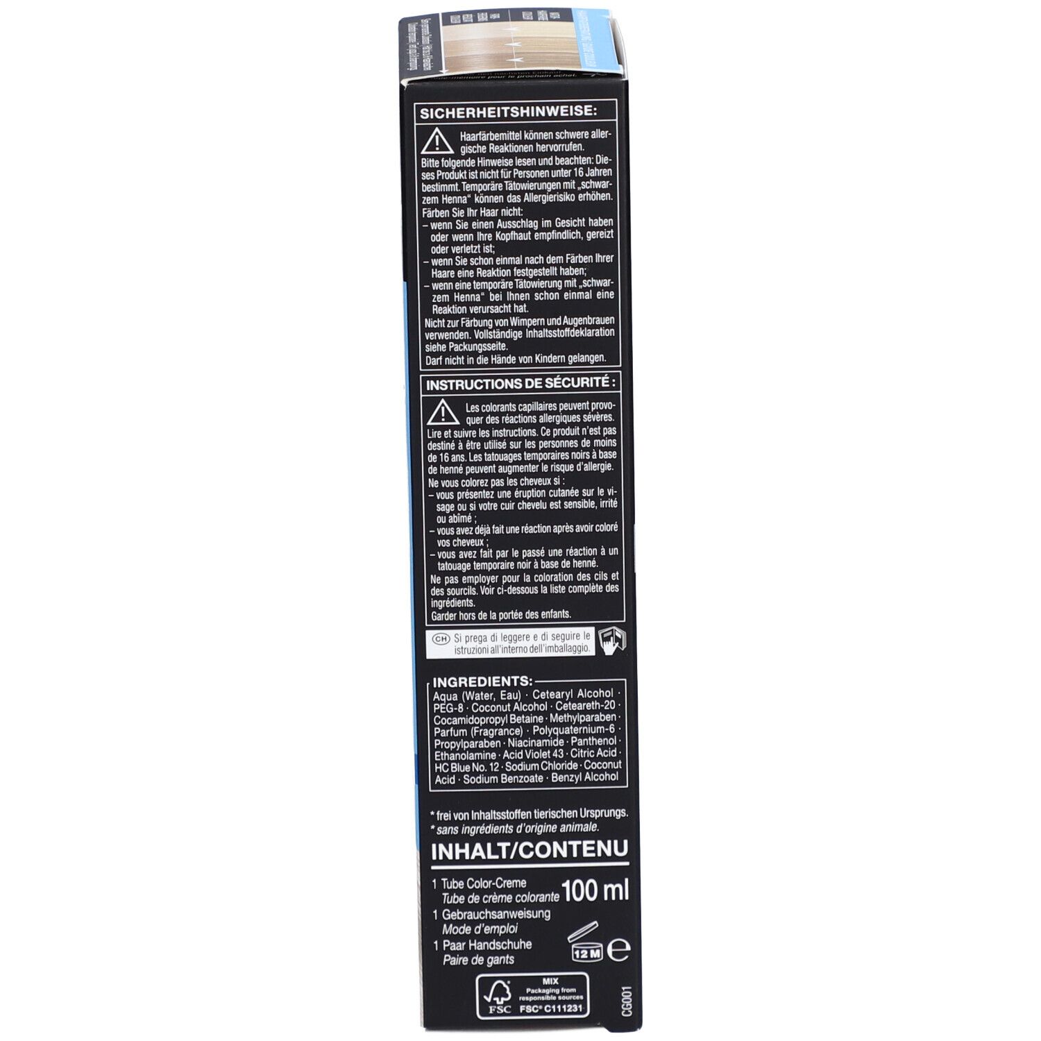 SYOSS Color Glow Blond Platine – Soin colorant semi-permanent