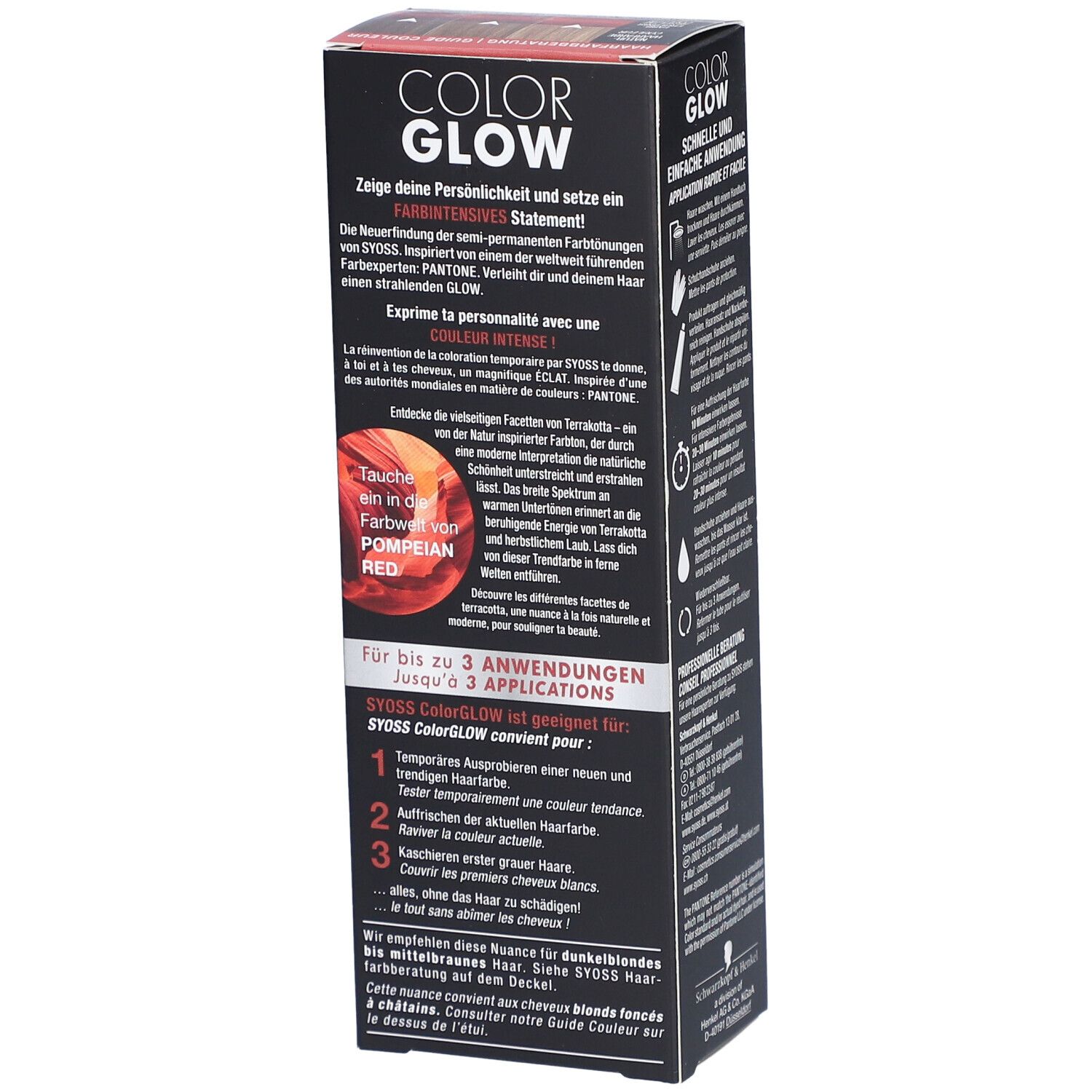 Syoss® Permanente Coloration 18-1658 Pompeian Red - Intensives, langanhaltendes Rot