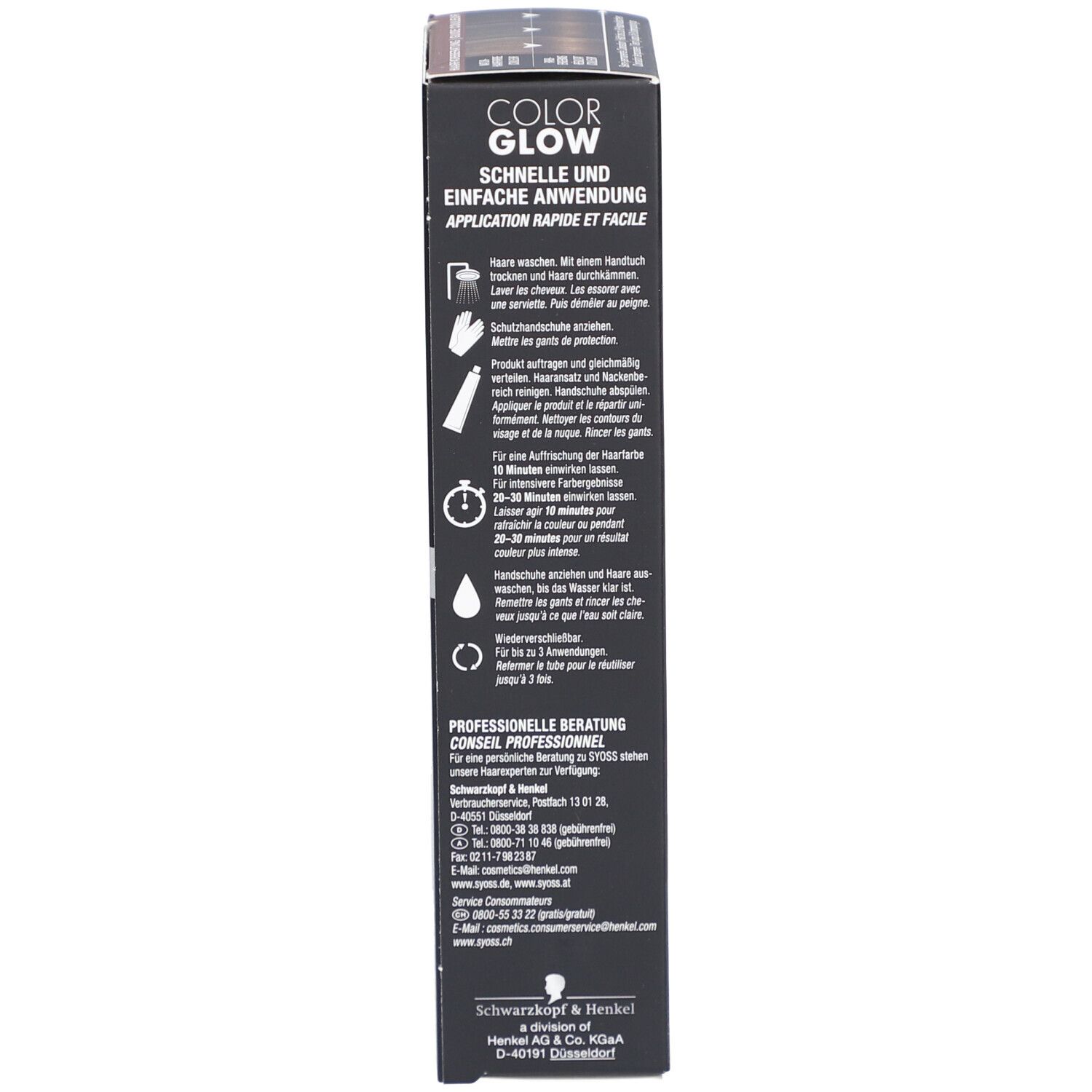 SYOSS Color Glow coloration soin ton sur ton brun profond