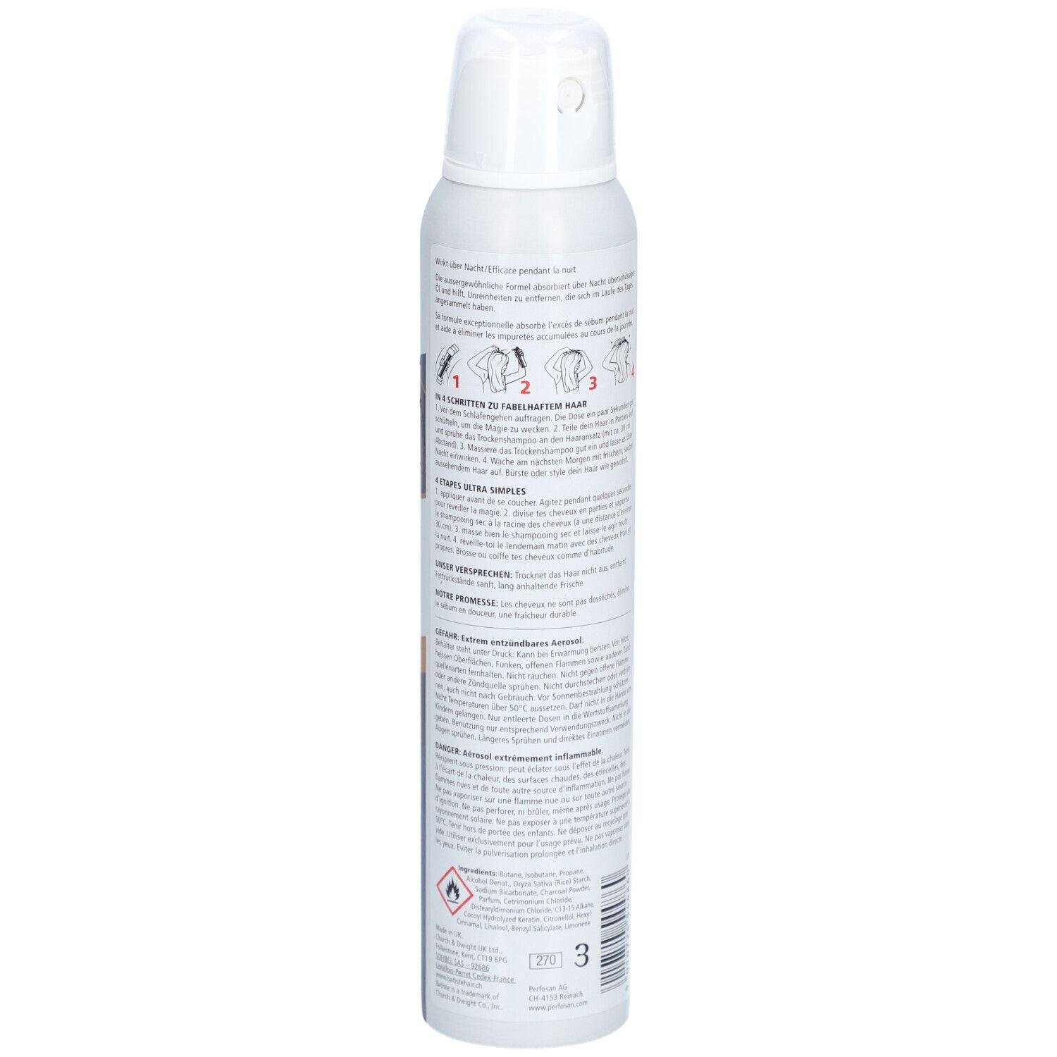 BATISTE Shampooing Sec Overnight Deep Clean