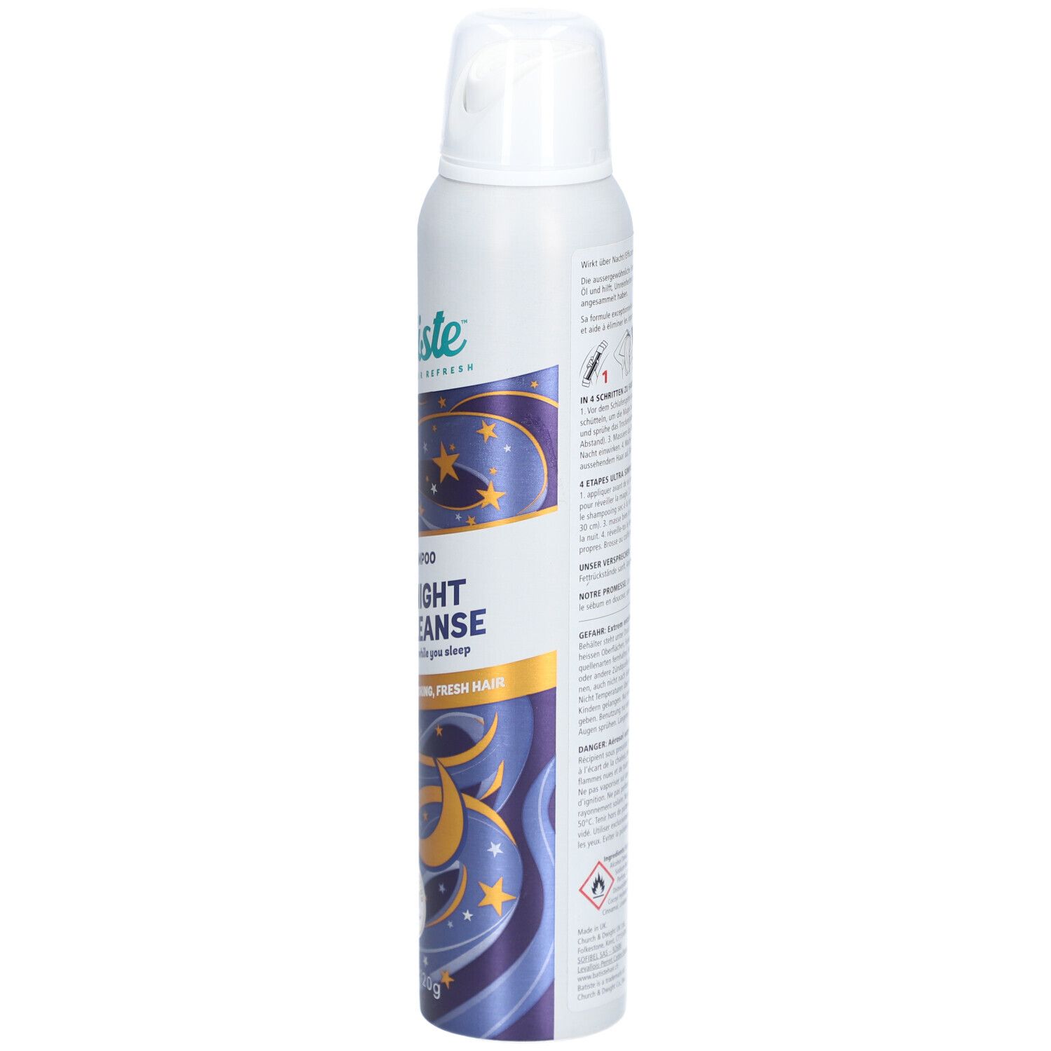 BATISTE Shampooing Sec Overnight Deep Clean