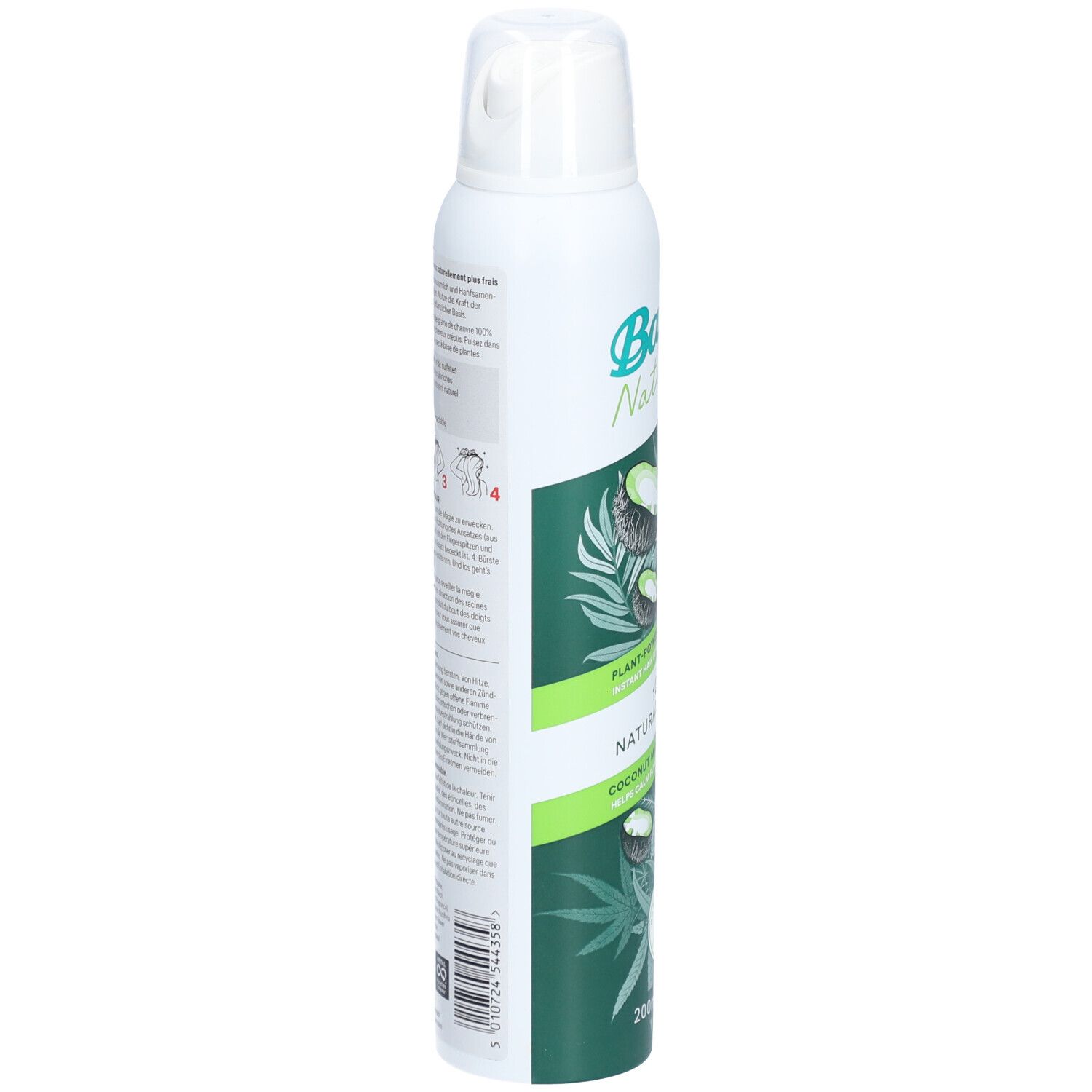 BATISTE Naturally Shampooing Sec - Lait de Coco et Huile de Chanvre