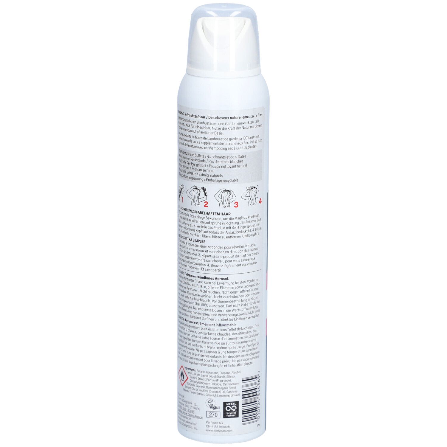 BATISTE Naturally Shampooing Sec - Fibre de Bambou et Gardernia