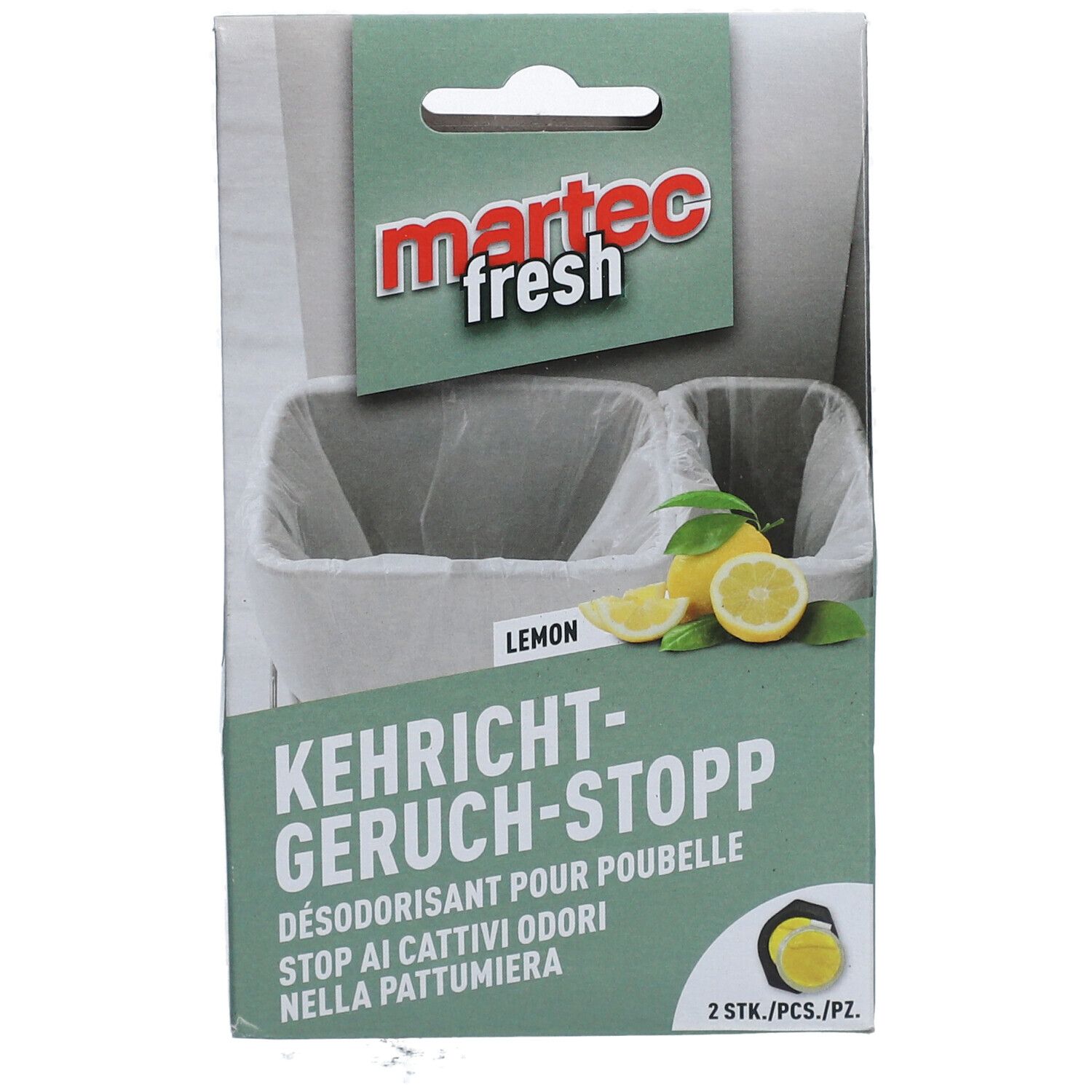 MARTEC Fresh Désodorisant pour Poubelle