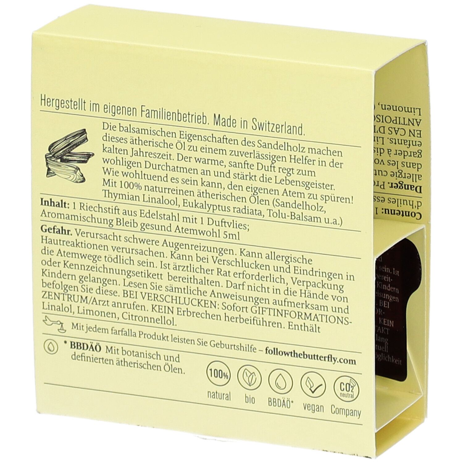 Farfalla AromaCare Set Olfactif | Bien Respirer