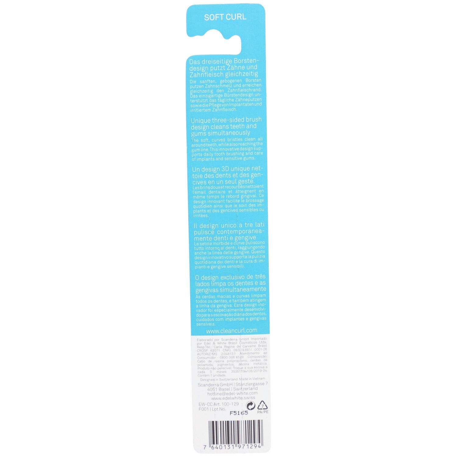 EDEL WHITE Soft Curl Brosse à dents