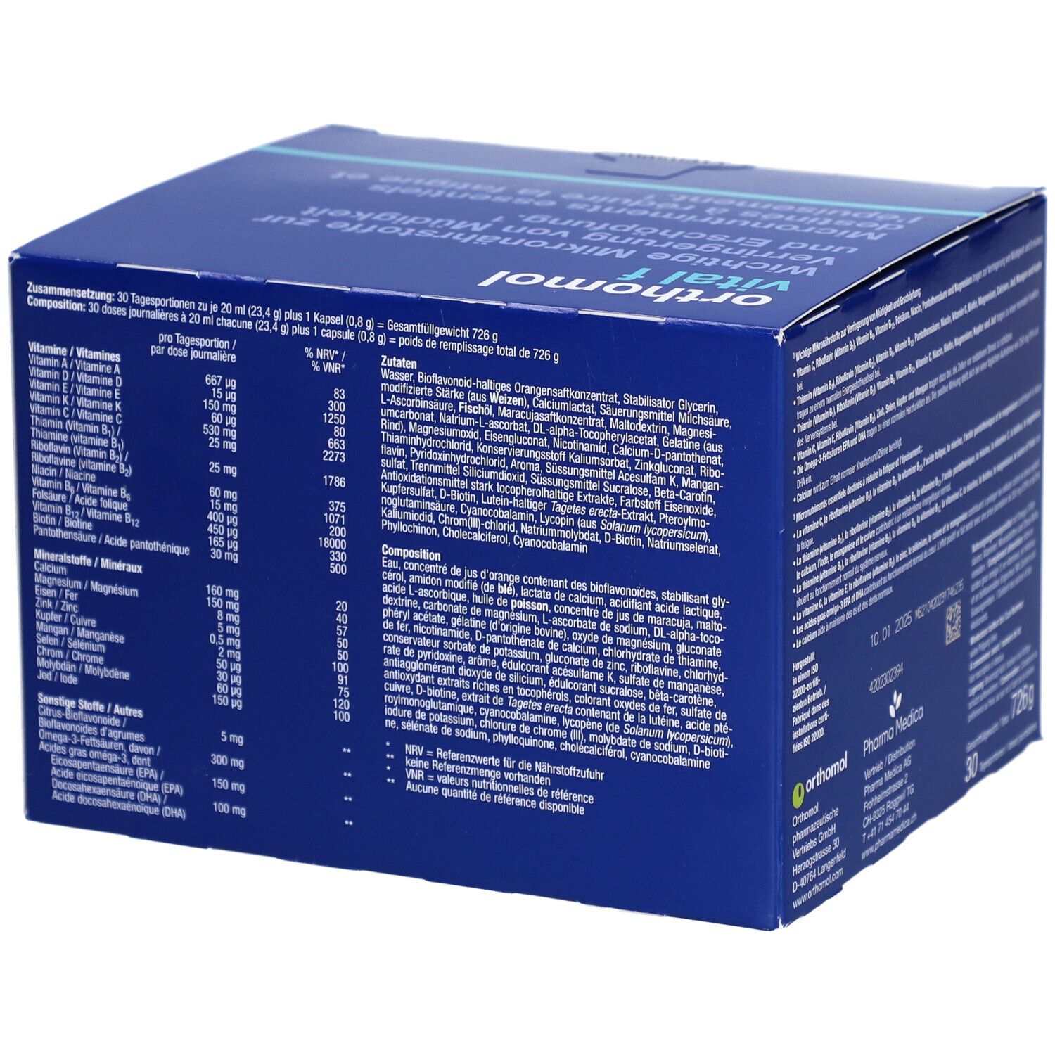Orthomol Vital f pour femmes