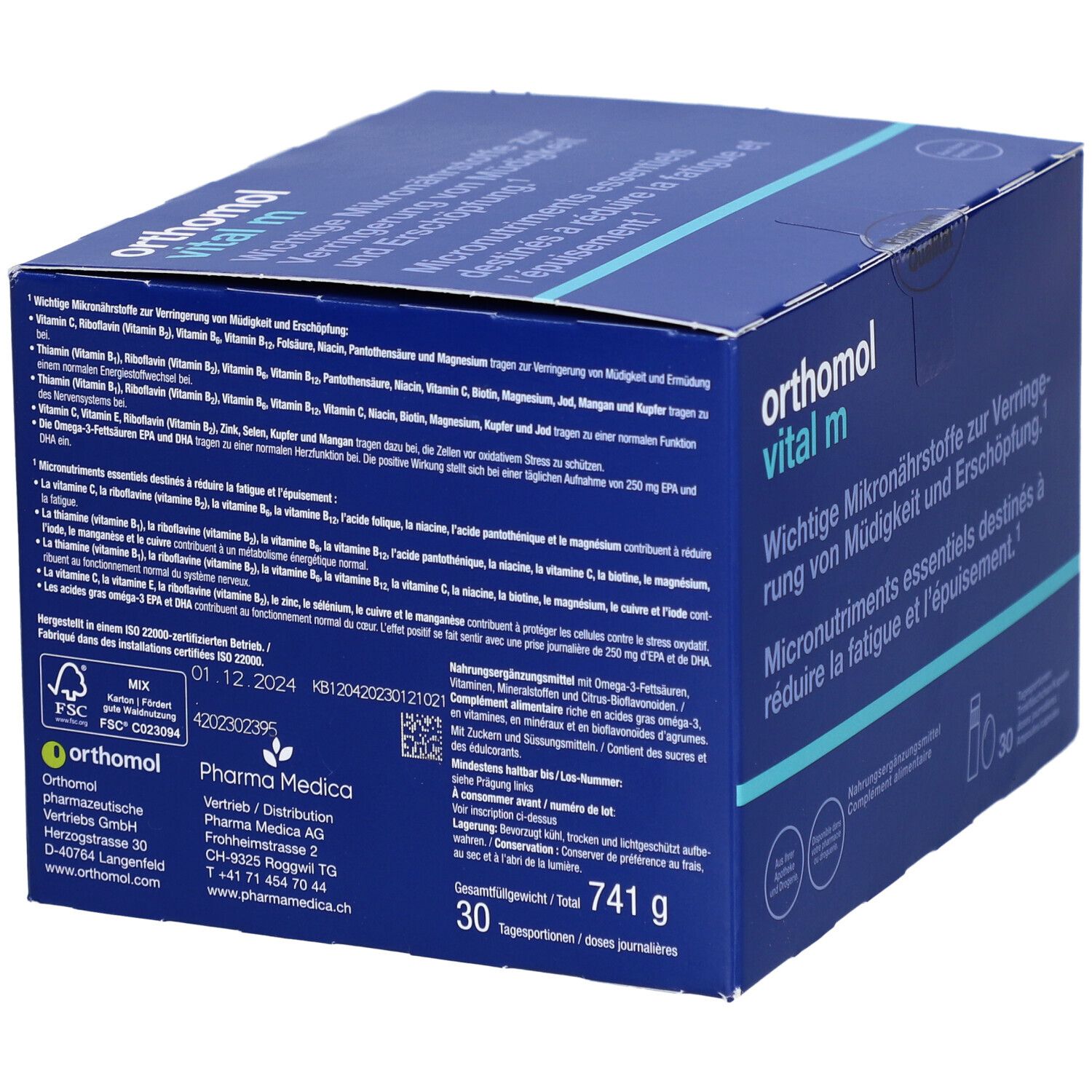 Orthomol Vital m pour hommes