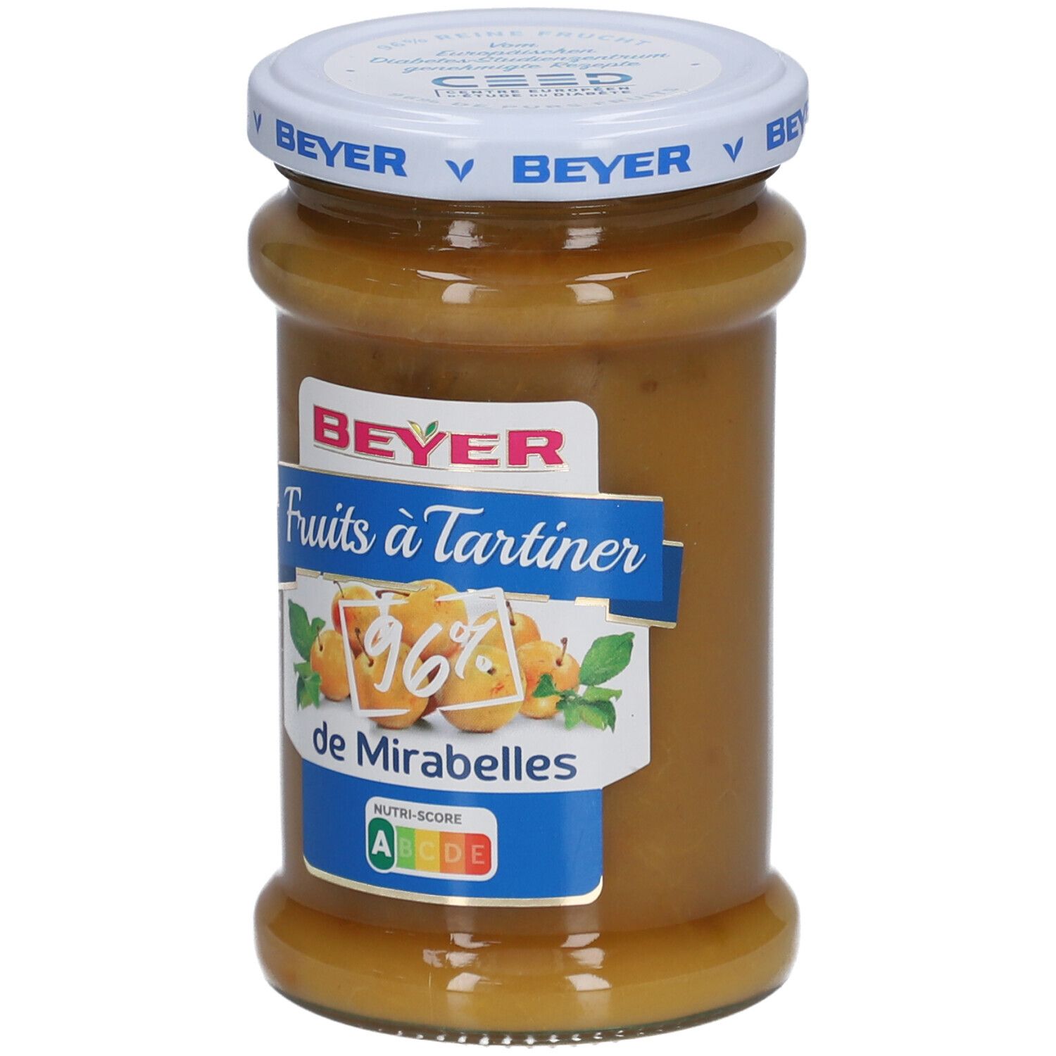 BEYER Fruits à tartiner 96% de Mirabelles