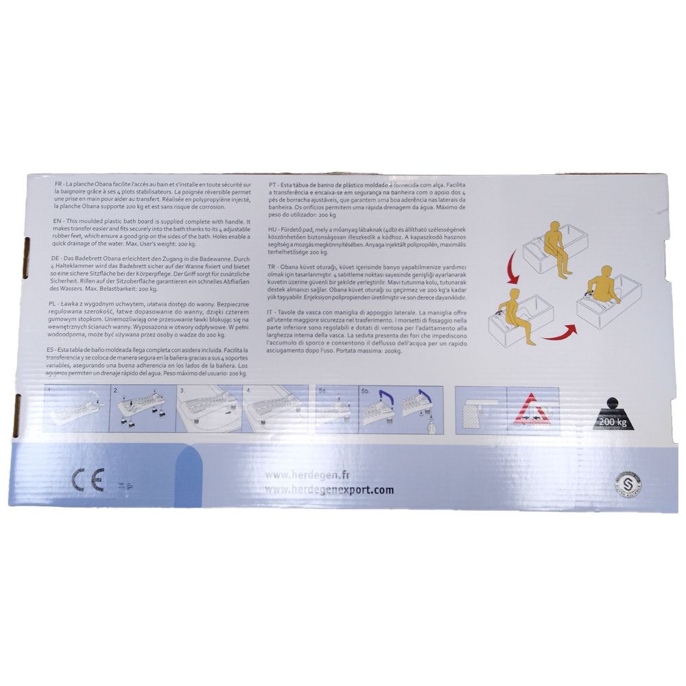 HERDEGEN Planche de bain Obana XL