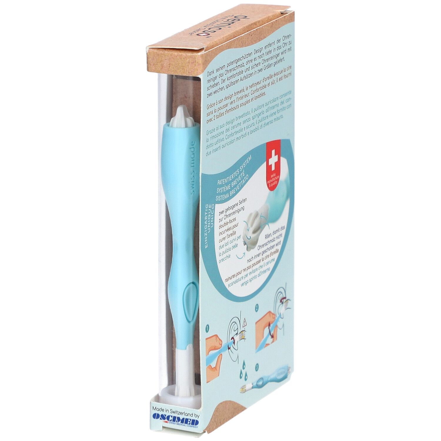 DEMICSO Nettoyeur d'oreille réutilisable