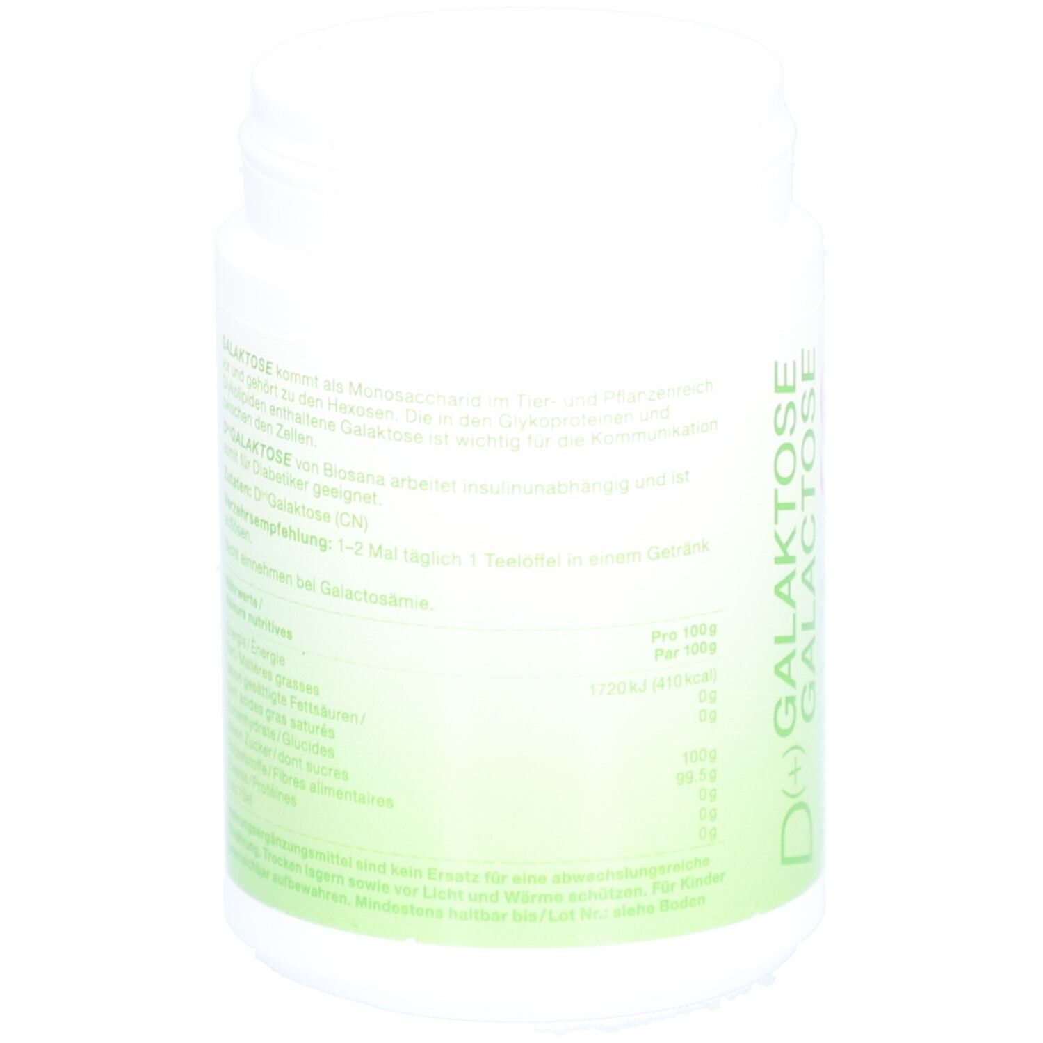BIOSANA D(+) Galactose Purement végétal