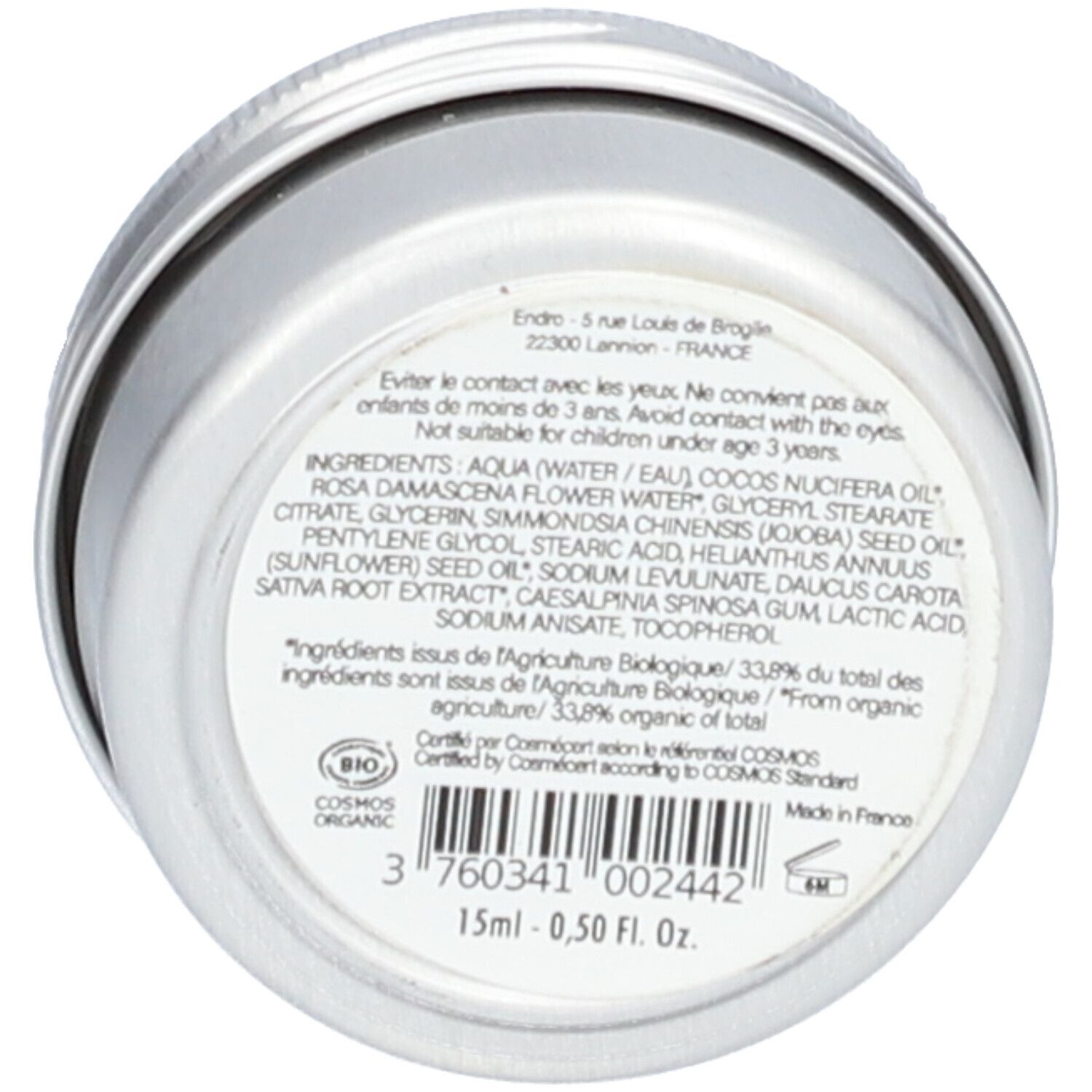 ENDRO Crème Visage Hydratante - Bonne mine