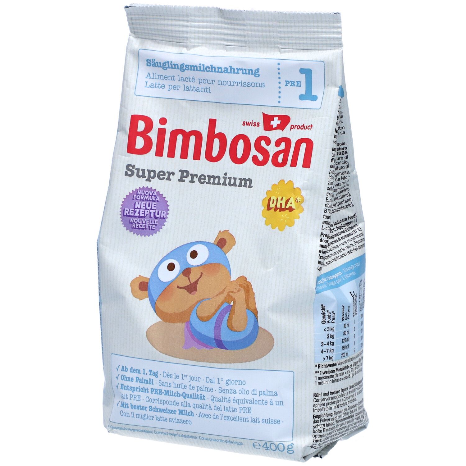 BIMBOSAN Super Premium Aliment lacté pour nourrissons 1